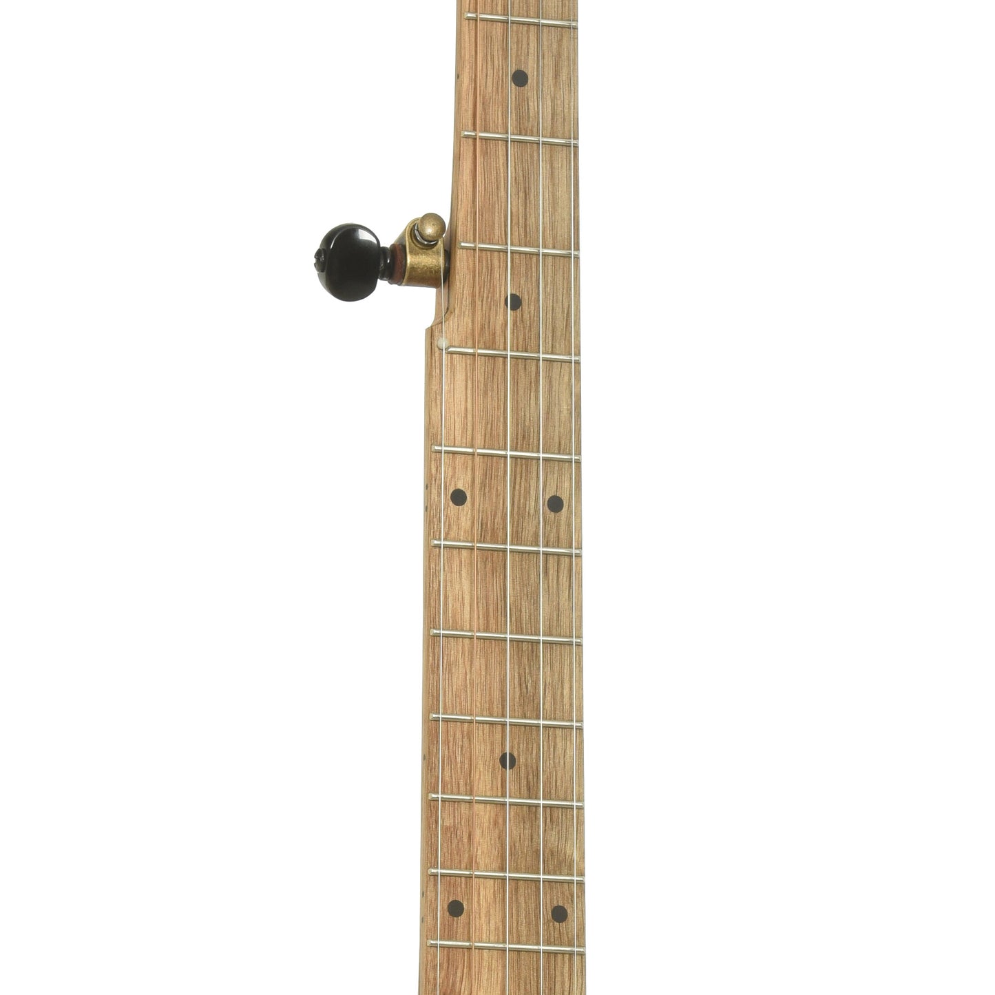 Fretboard of Pisgah Appalachian 11in Short Scale Openback Banjo & Gigbag, Walnut