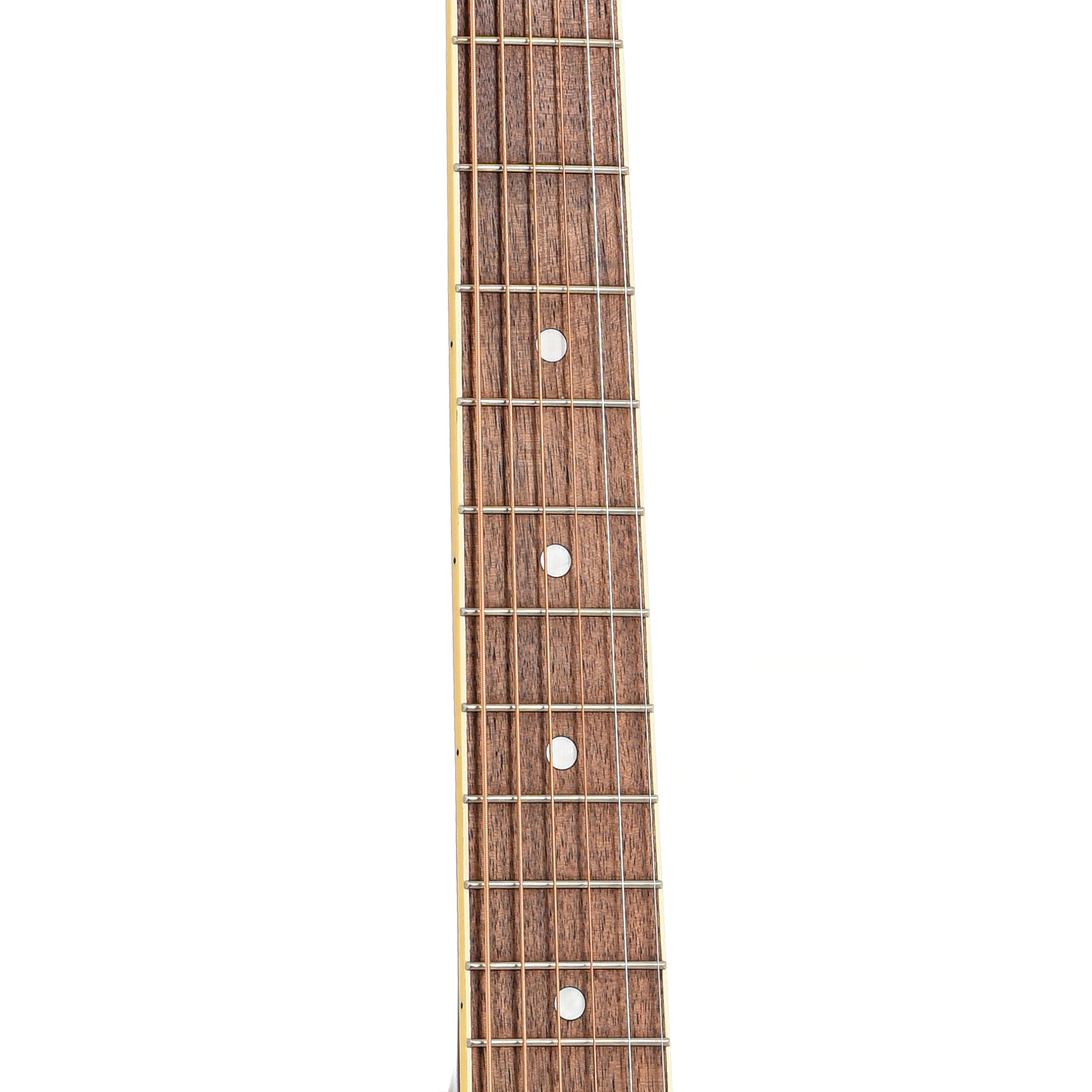 Fretboard of Gretsch Jim Dandy Dreadnought Acoustic Guitar, Rex Burst
