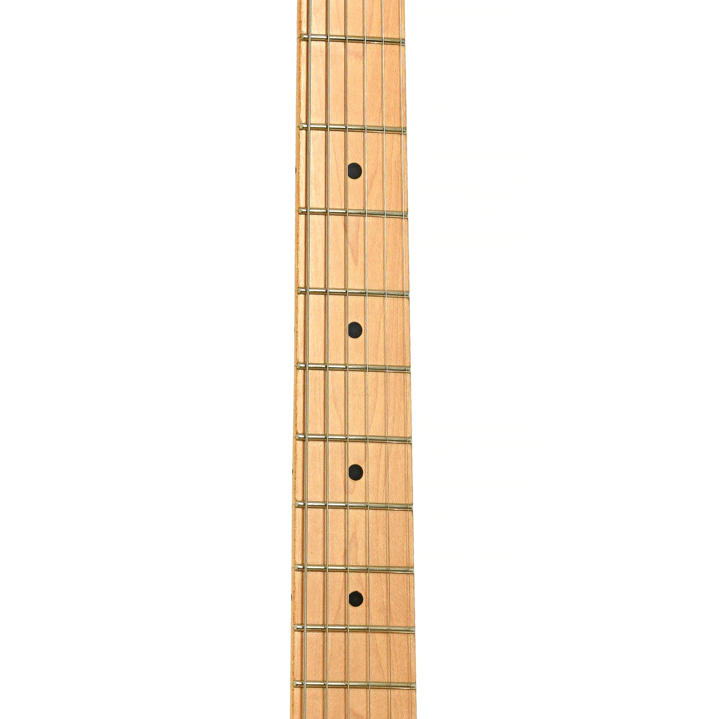 Fretboard of Fender Standard Stratocaster Electric Guitar, Olympic White