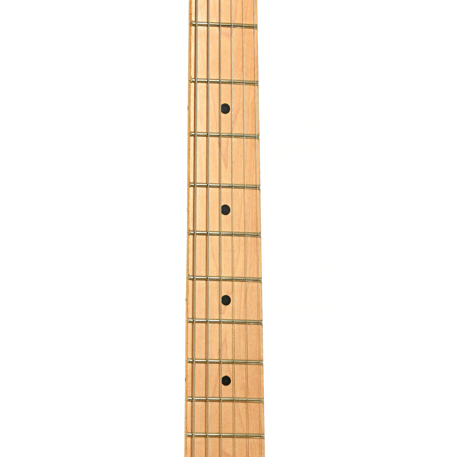 Fretboard of Fender Standard Stratocaster Electric Guitar, Olympic White