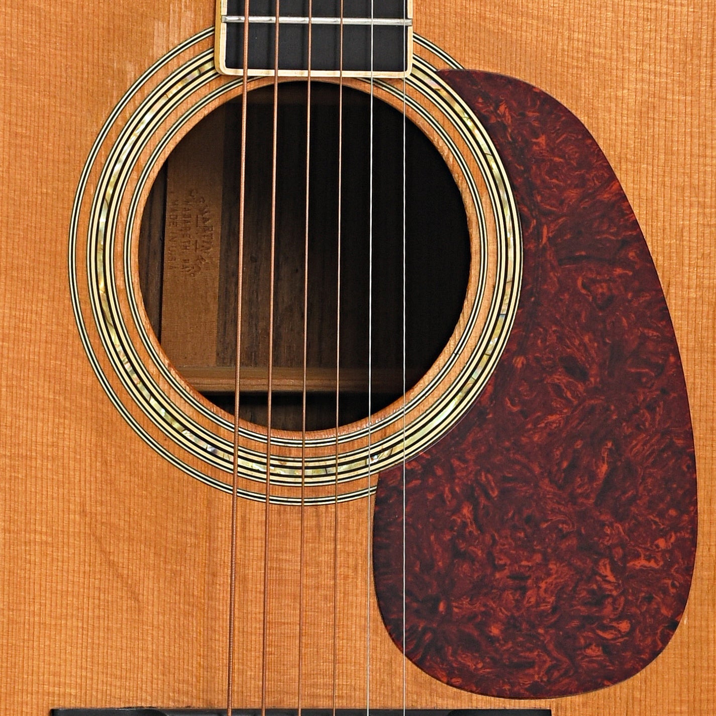 Soudn hole of Martin D-41 Acoustic Guitar (1999)
