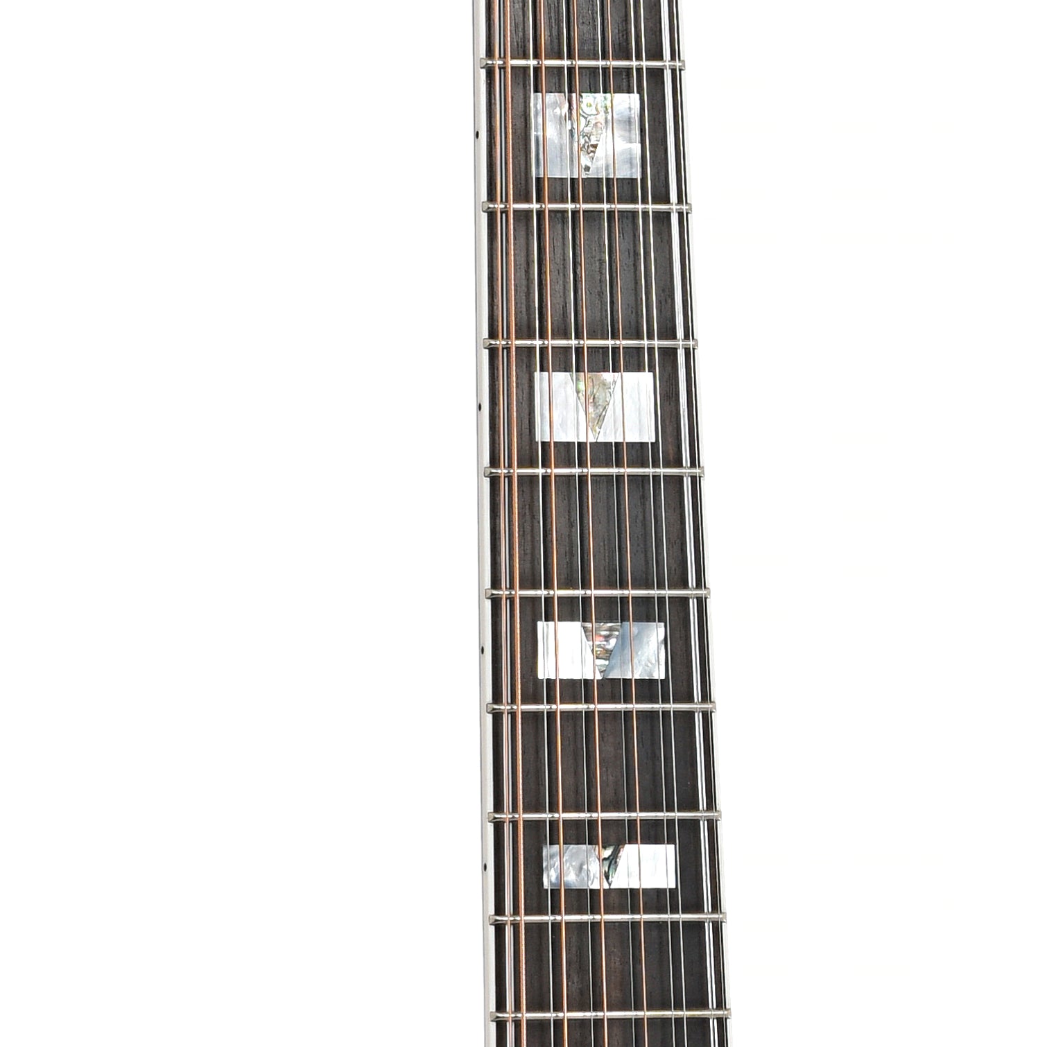 Fretboard of Guild USA F-512E Maple 12-String Acoustic Guitar 