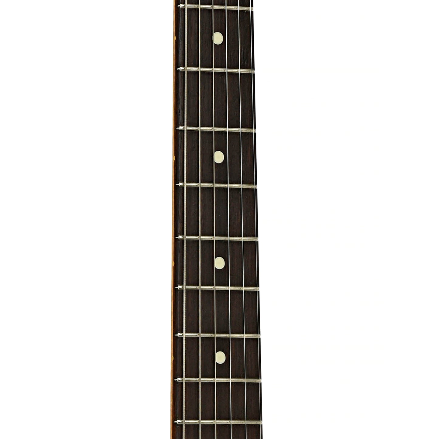 Fretboard of Fender Telecaster Deluxe Fotoflame Electric Guitar