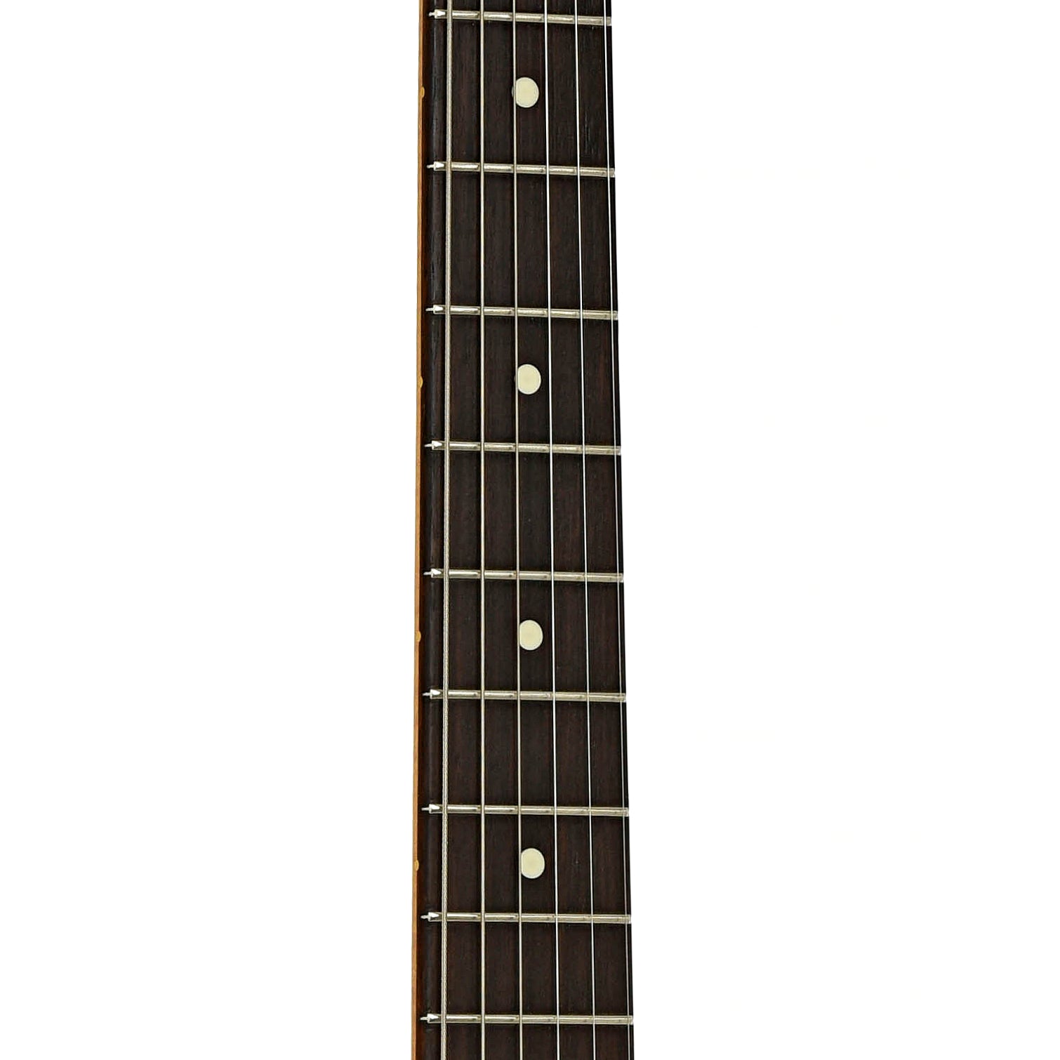 Fretboard of Fender Telecaster Deluxe Fotoflame Electric Guitar