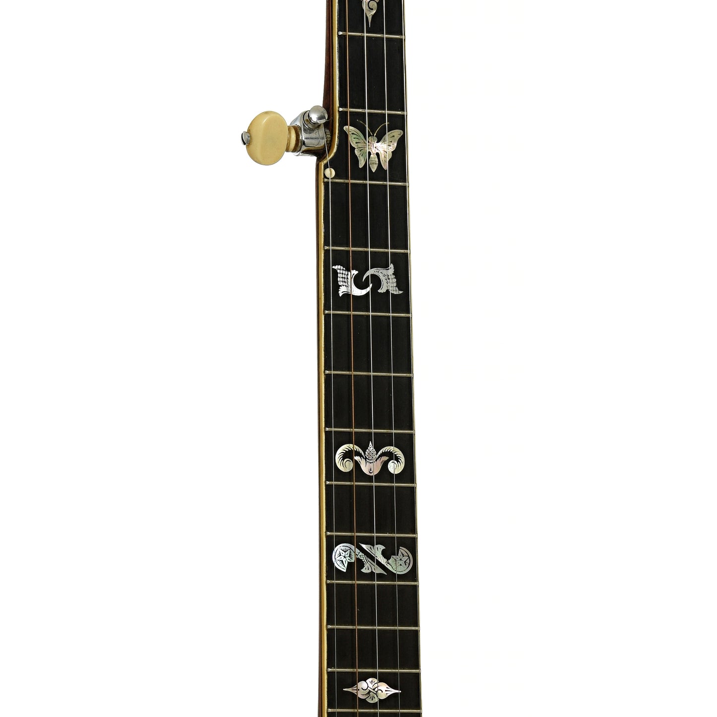 Fretboard of Fairbanks No. 0 Custom Open Back Banjo 
