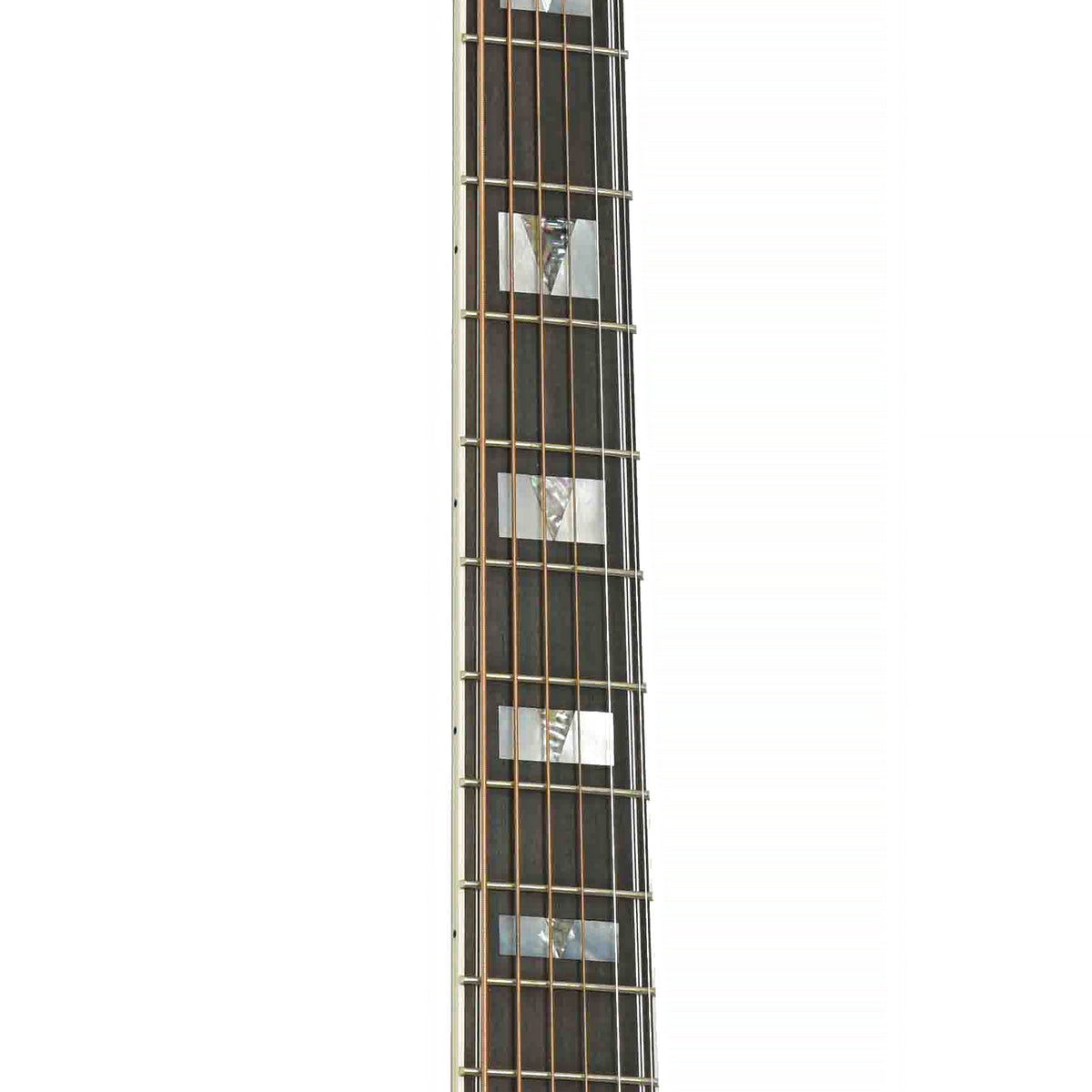 Fretboard of Guild USA D-55 Dreadnought Acoustic Guitar, Natural