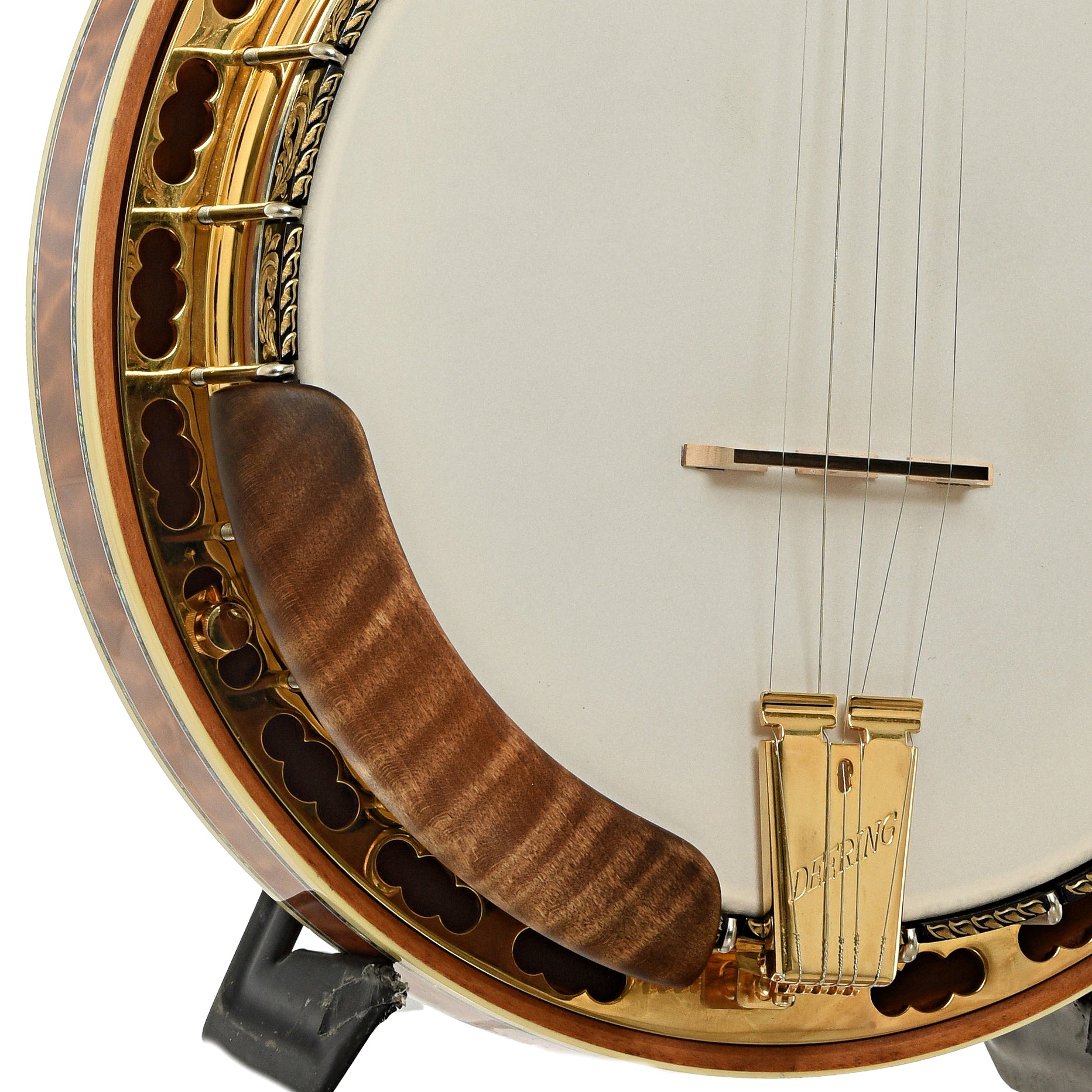 Armrest of Deering Tony Trischka Golden Clipper