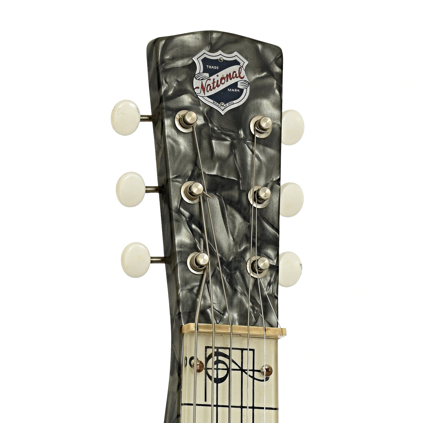 Headstock of National Chicagoan Lap Steel