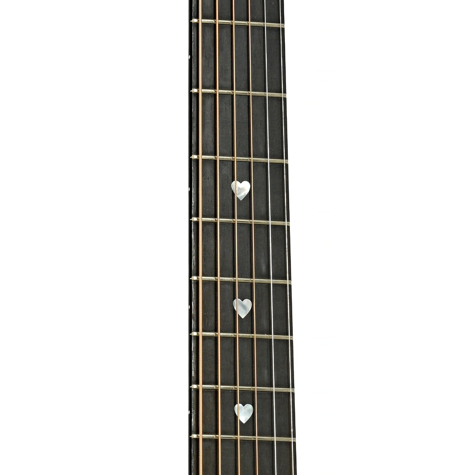 Fretboard of Collings OM1H Custom Acoustic Guitar 