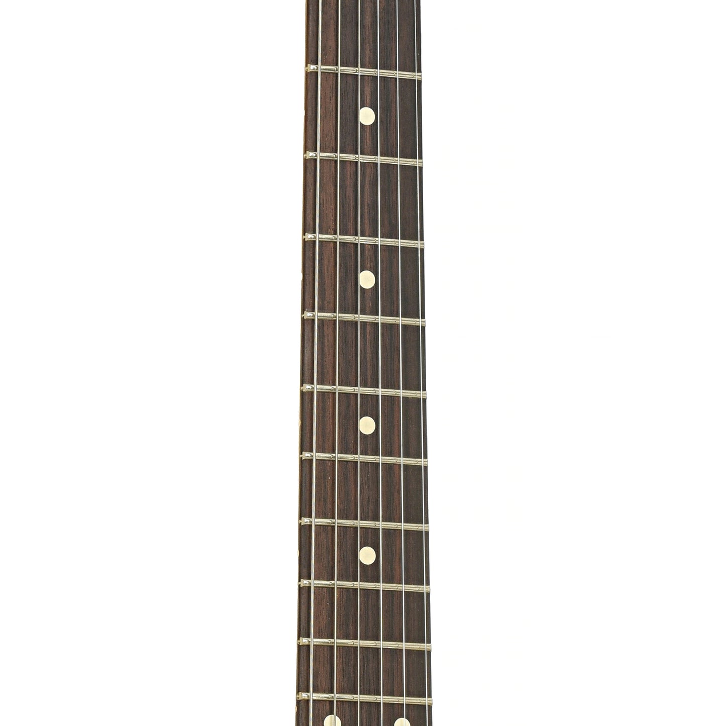 Fretboard of Fender Player II Jaguar Electric Guitar, Aquatone Blue