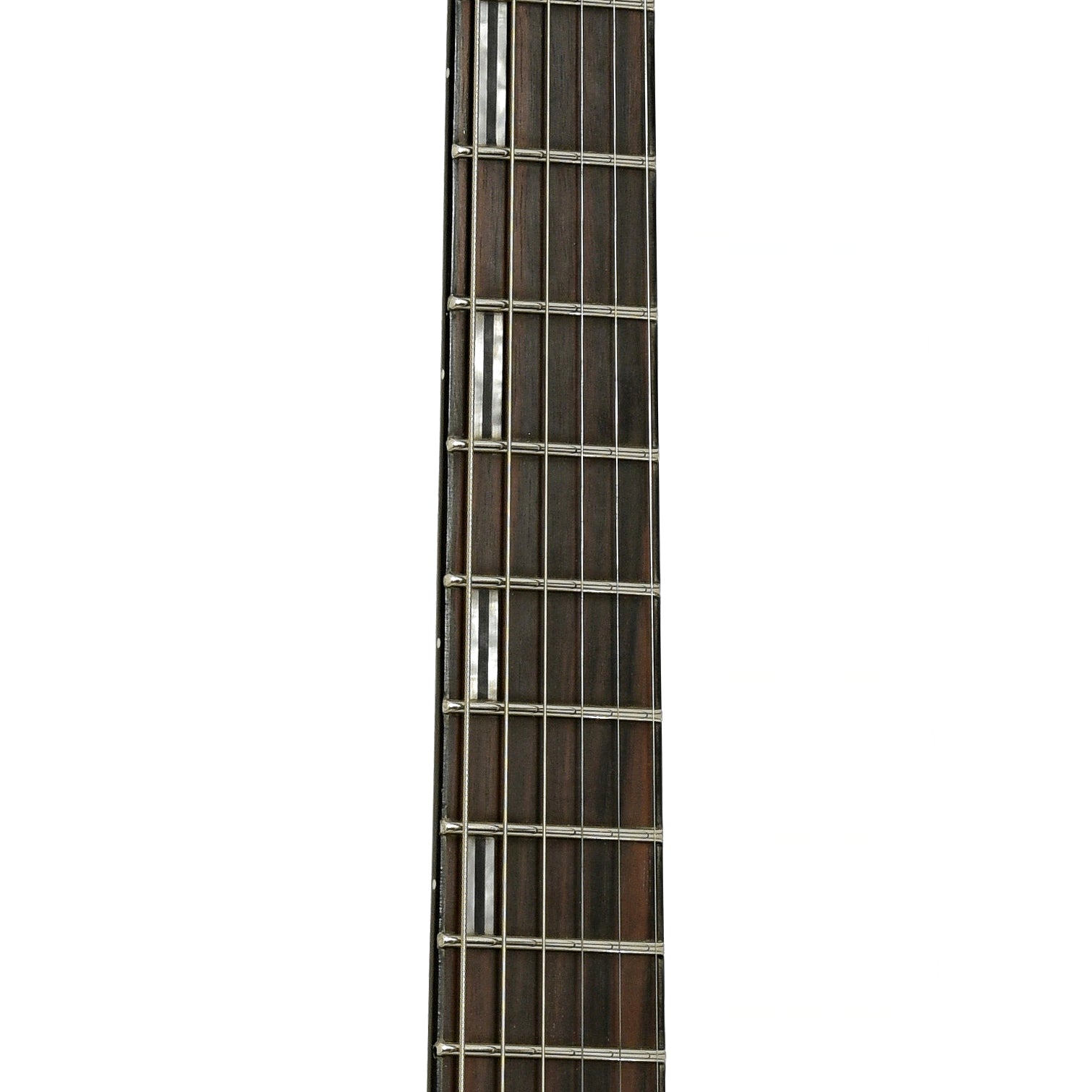 Fretboard of ESP LTD H-1001FR Electric Guitar, Black Natural Burst