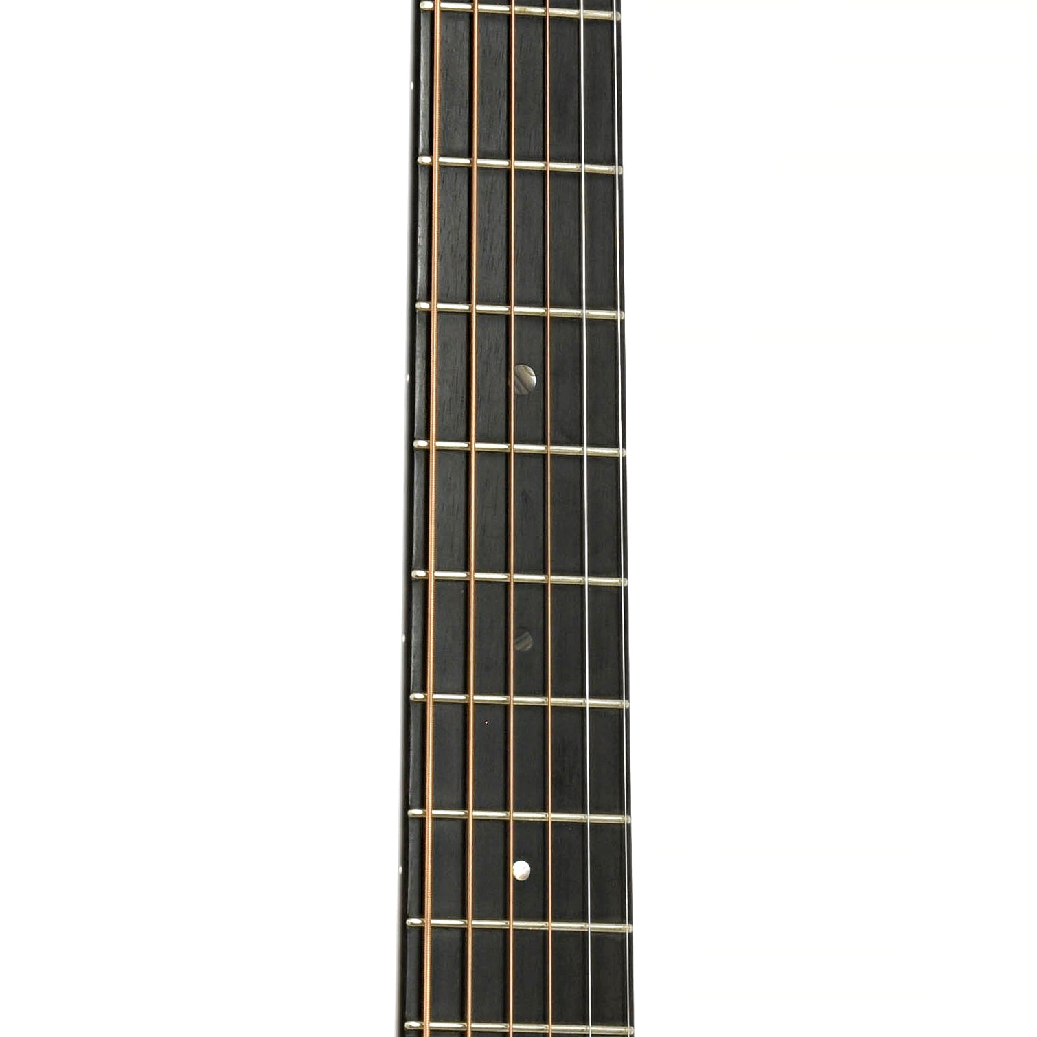 Fretboard of Martin Custom D-18 Acoustic Guitar 