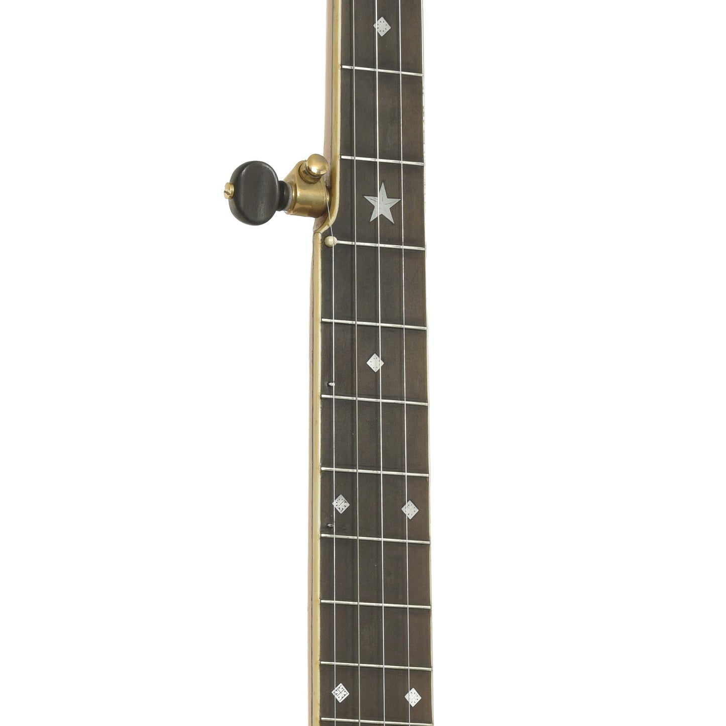 Fretboard of A.C. Fairbanks Whyte Laydie No.2 Openback Banjo