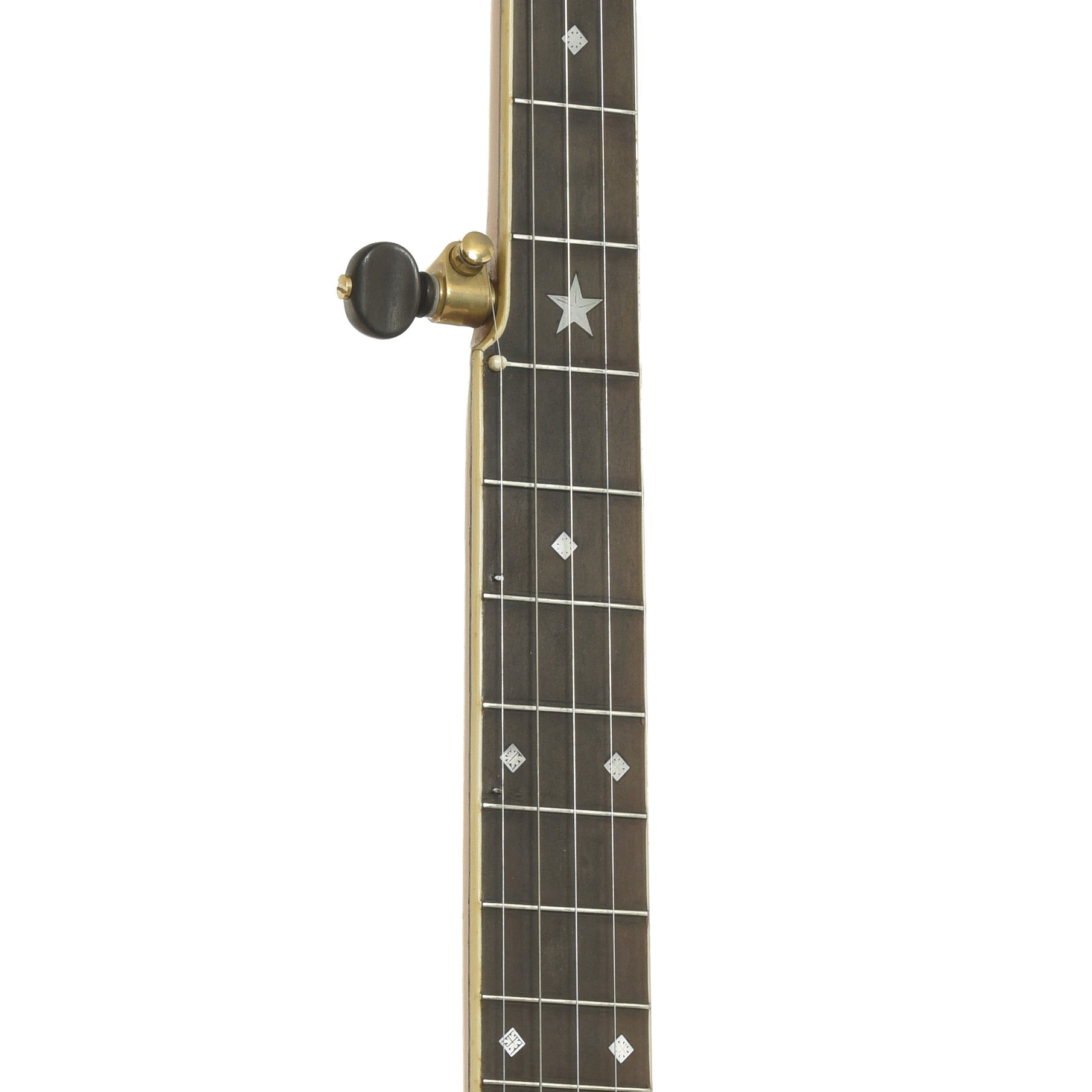 Fretboard of A.C. Fairbanks Whyte Laydie No.2 Openback Banjo