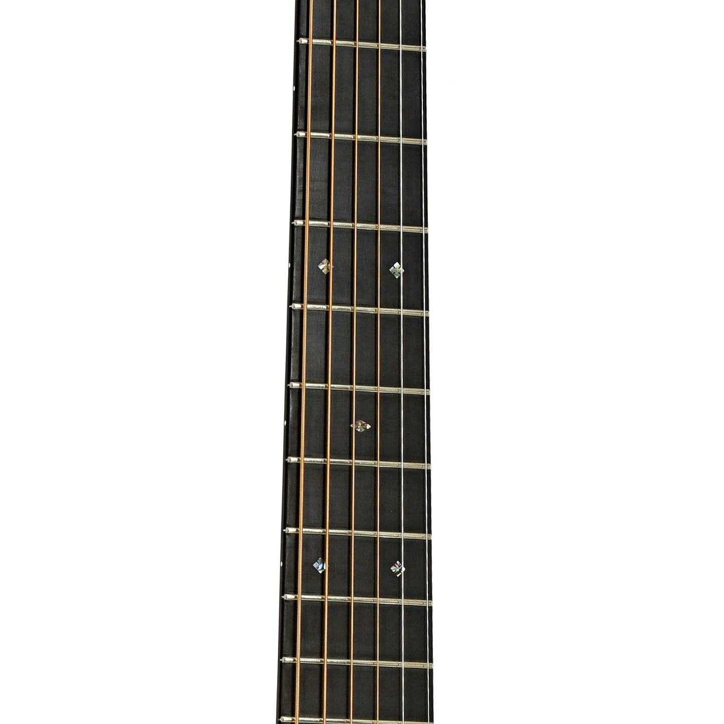 Fretboard of Martin OM-28V Acoustic Guitar