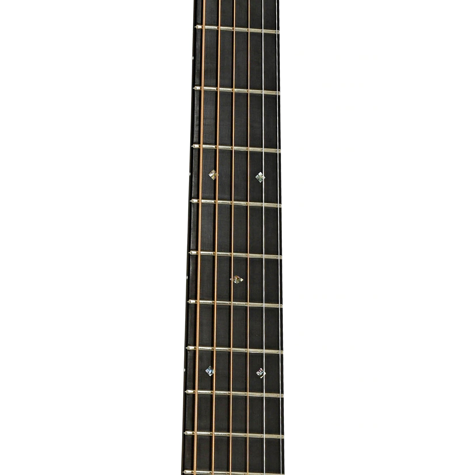 Fretboard of Martin OM-28V Acoustic Guitar