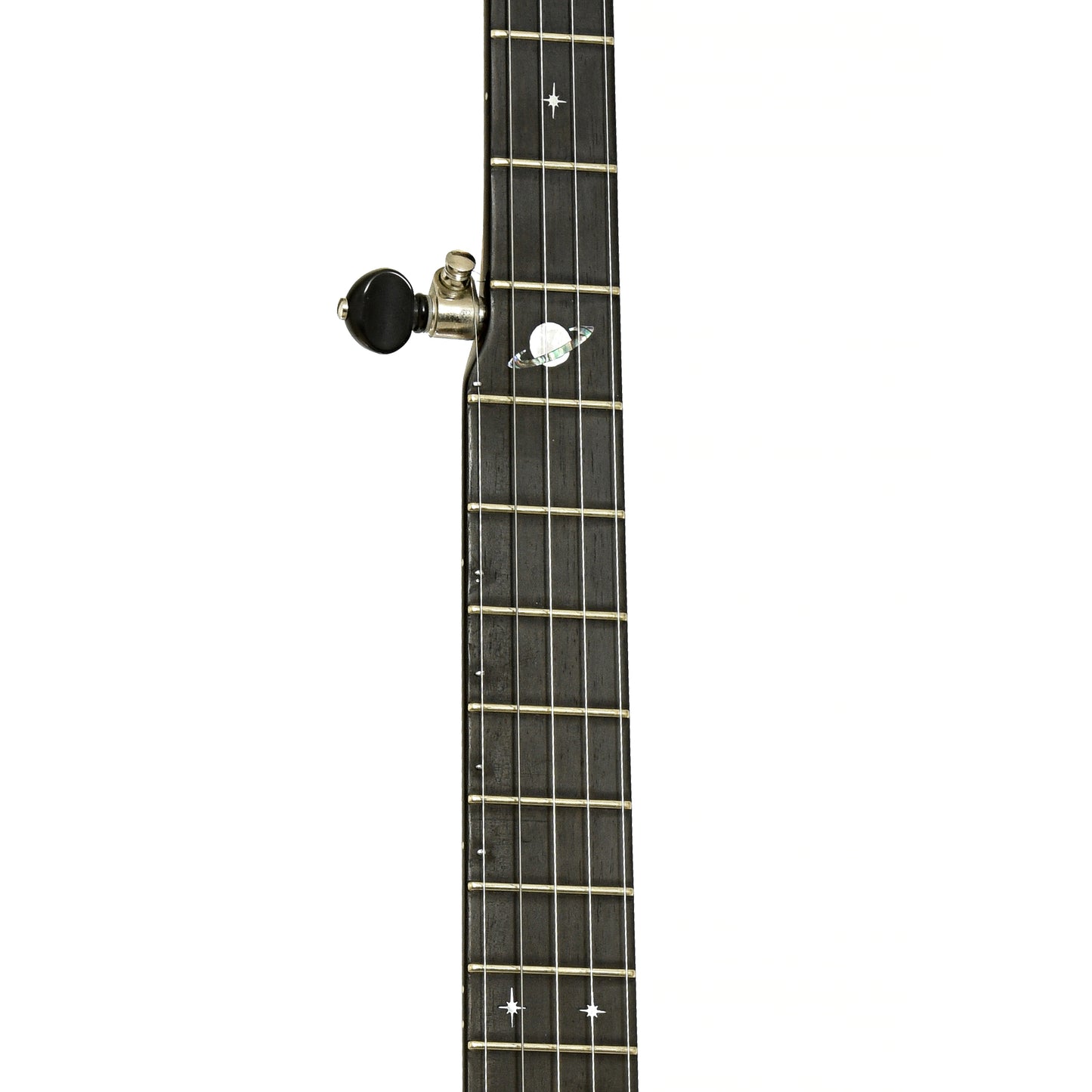 Fretboard of Nechville Atlas 12" Walnut Open Back Banjo