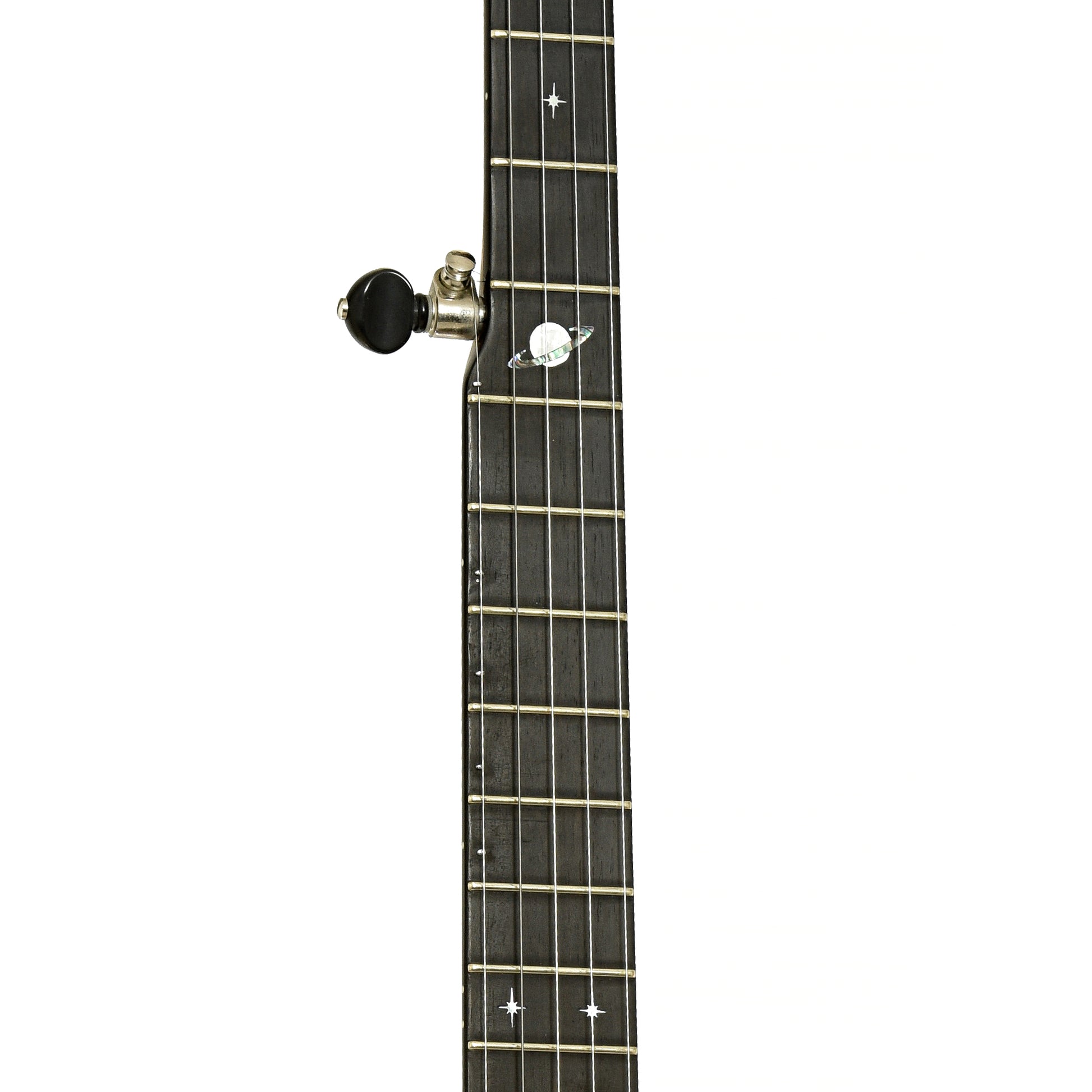 Fretboard of Nechville Atlas 12" Walnut Open Back Banjo