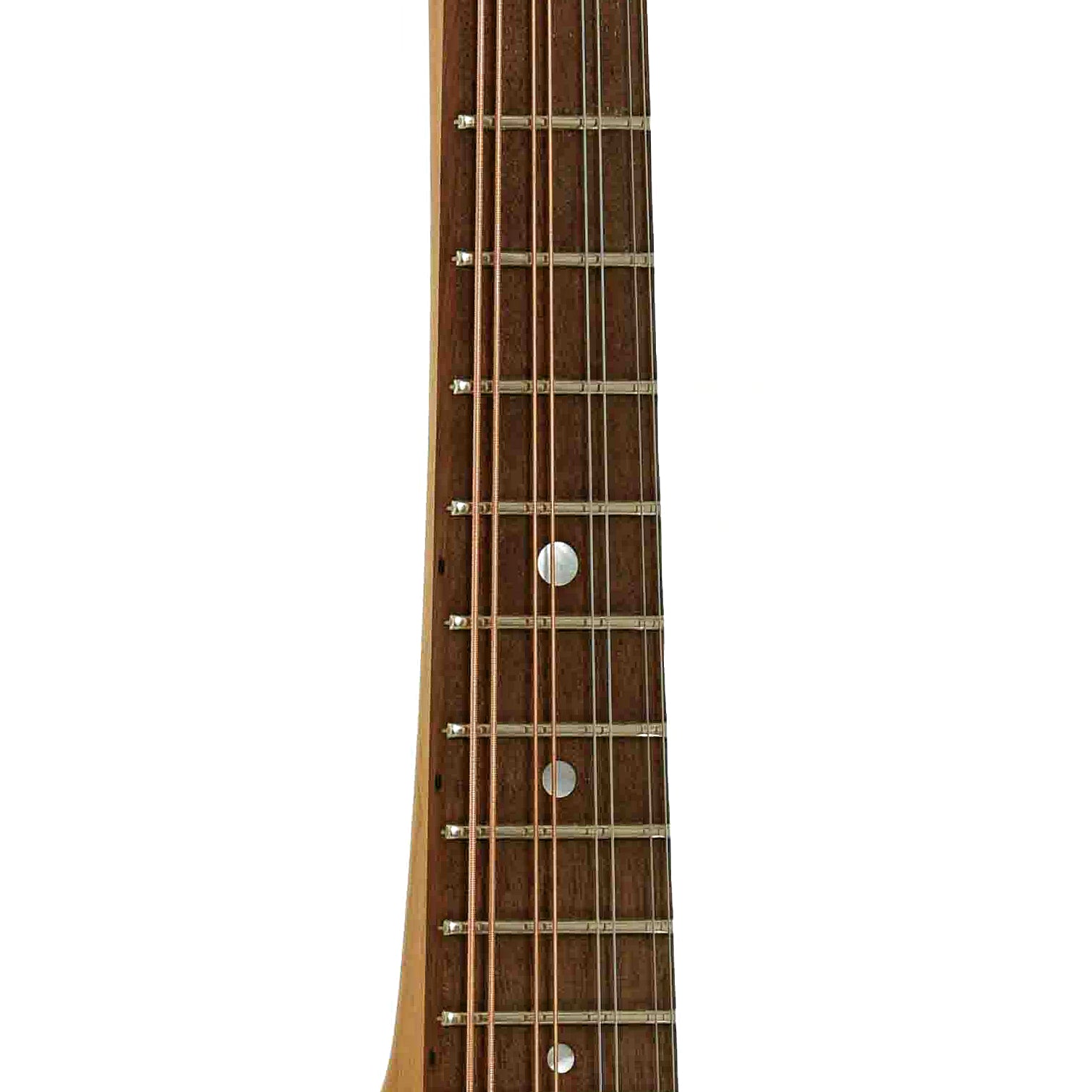 Fretboard of Northfield Workshop Calhoun Mandolin 