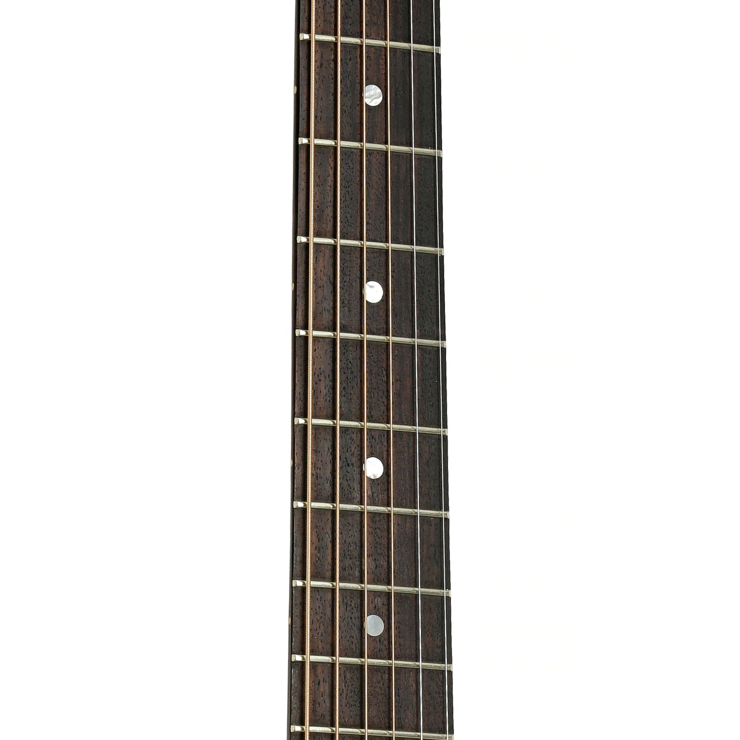 Fretboard of Gibson J-45 Standard Acoustic Guitar