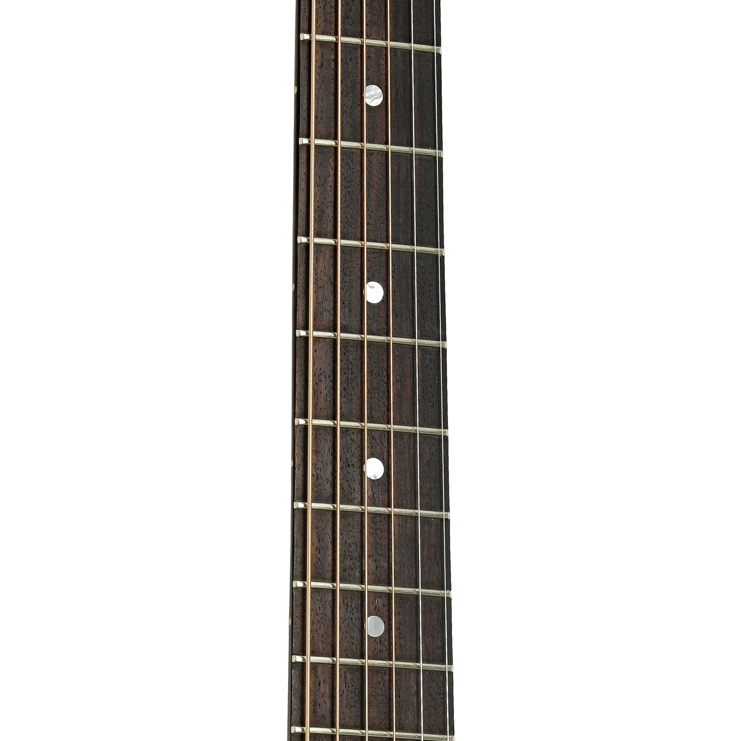 Fretboard of Gibson J-45 Standard Acoustic Guitar