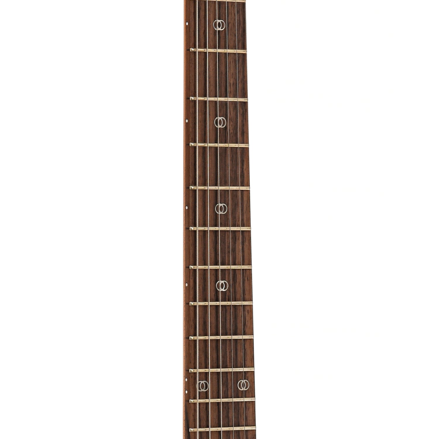 Fretboard of Sterling by Music Man St. Vincent Goldie Electric Guitar, Cashmere