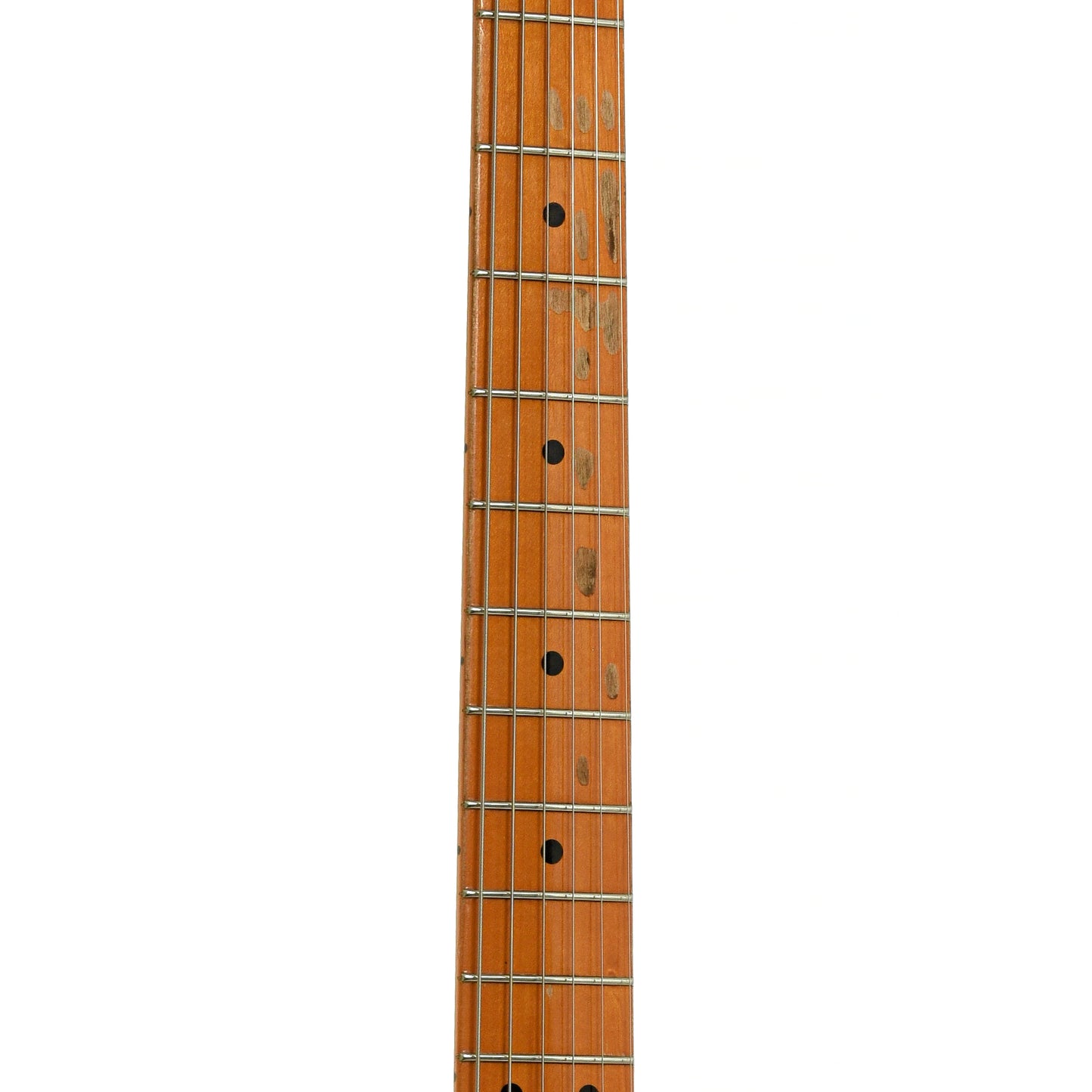 Fretboard of Fender Custom Shop David Gilmour Relic Stratocaster Electric  Guitar