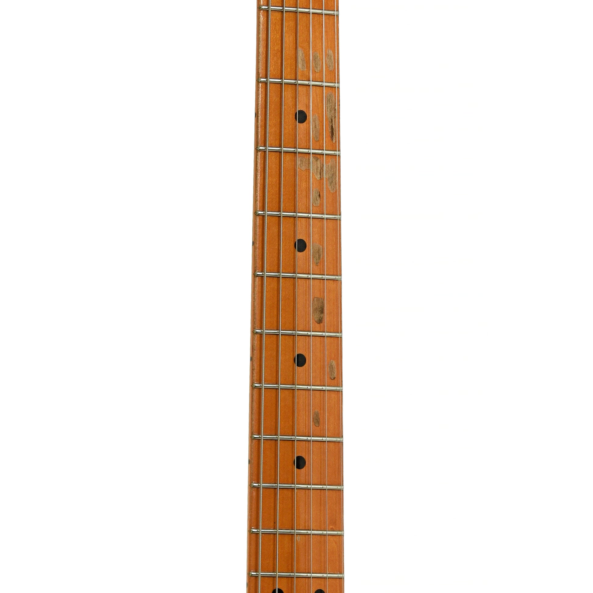 Fretboard of Fender Custom Shop David Gilmour Relic Stratocaster Electric  Guitar