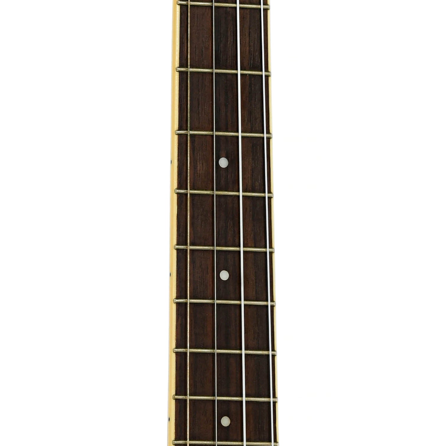 Fretboard of Oscar Schmidt OU55CE Baritone Ukulele