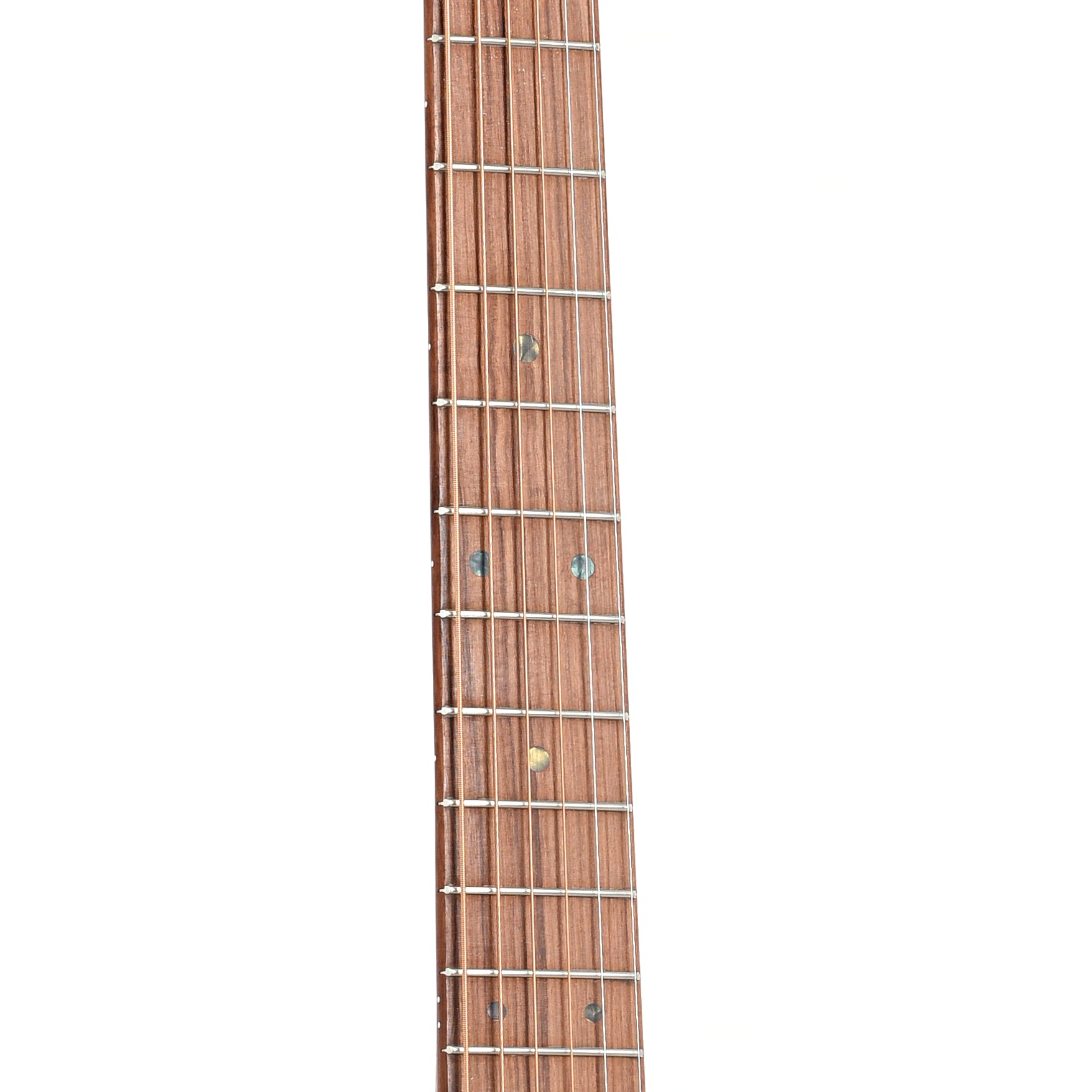 Fretboard of Martin GPC-X2E Ziricote Acoustic Guitar 
