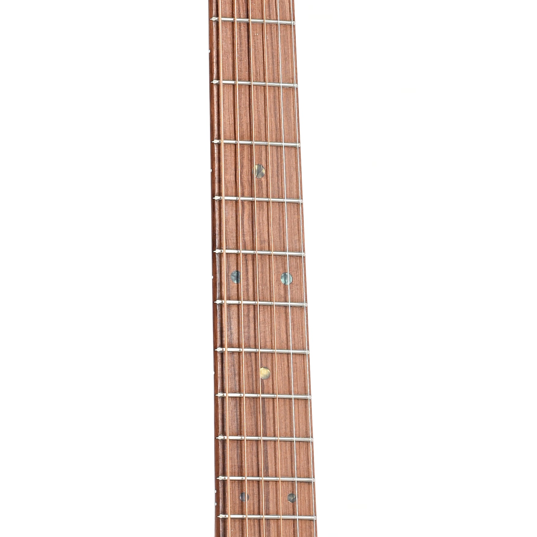 Fretboard of Martin GPC-X2E Ziricote Acoustic Guitar 