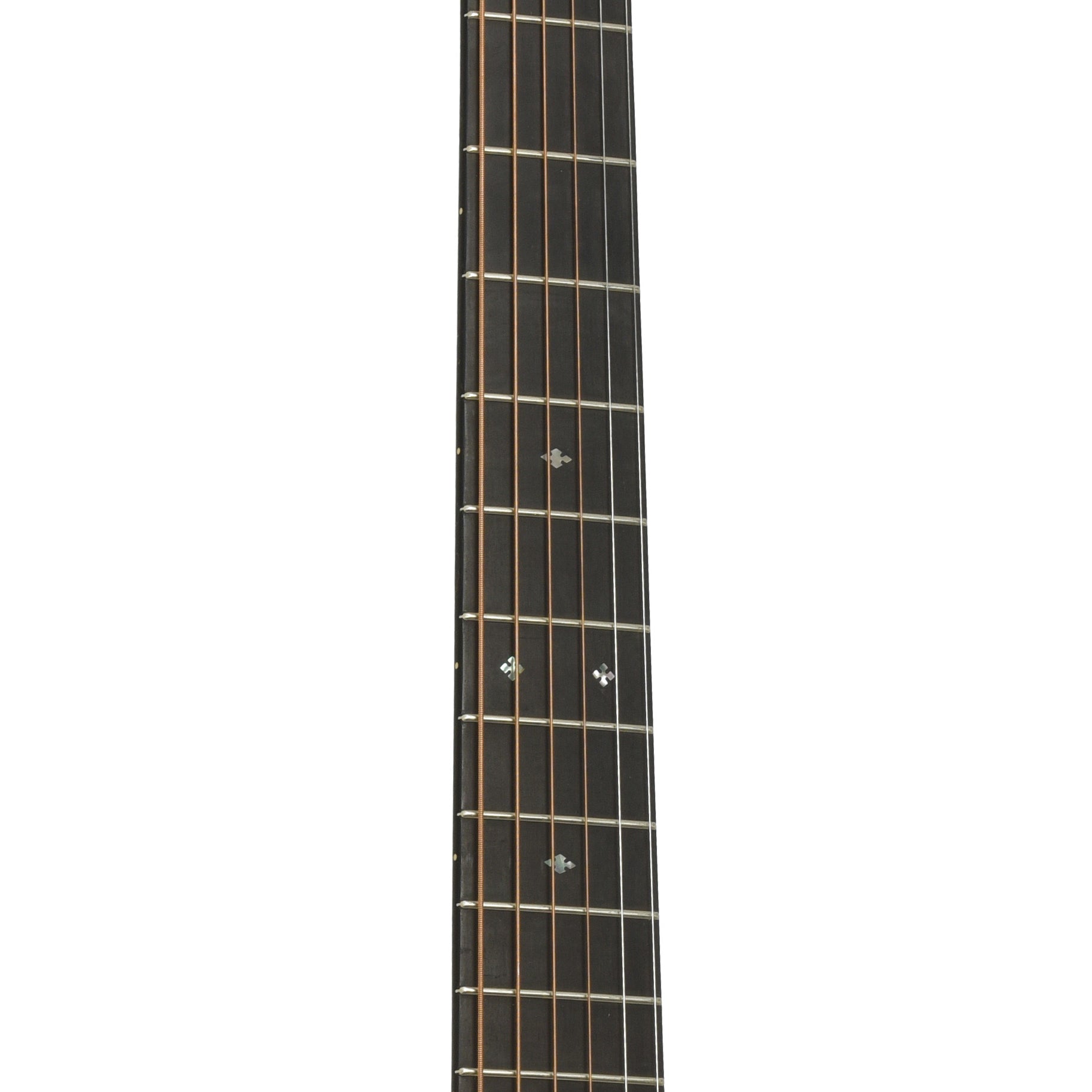 Fretboard of Martin D-28 1935 Special Sunburst Acoustic Guitar