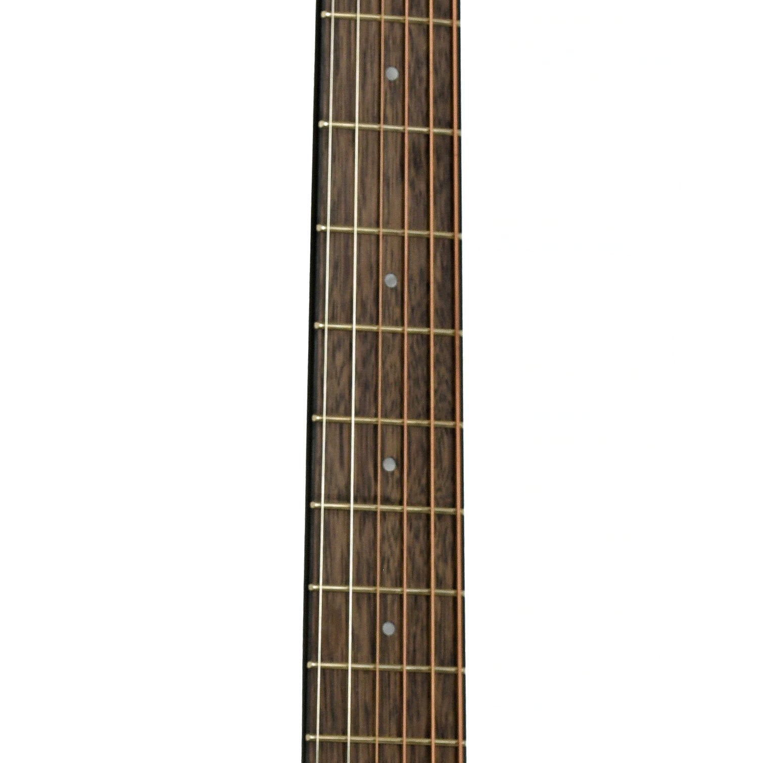 Fretboard of Ibanez AW54LCE Artwood Left-Handed Dreadnought Acoustic-Electric, Open Pore Natural