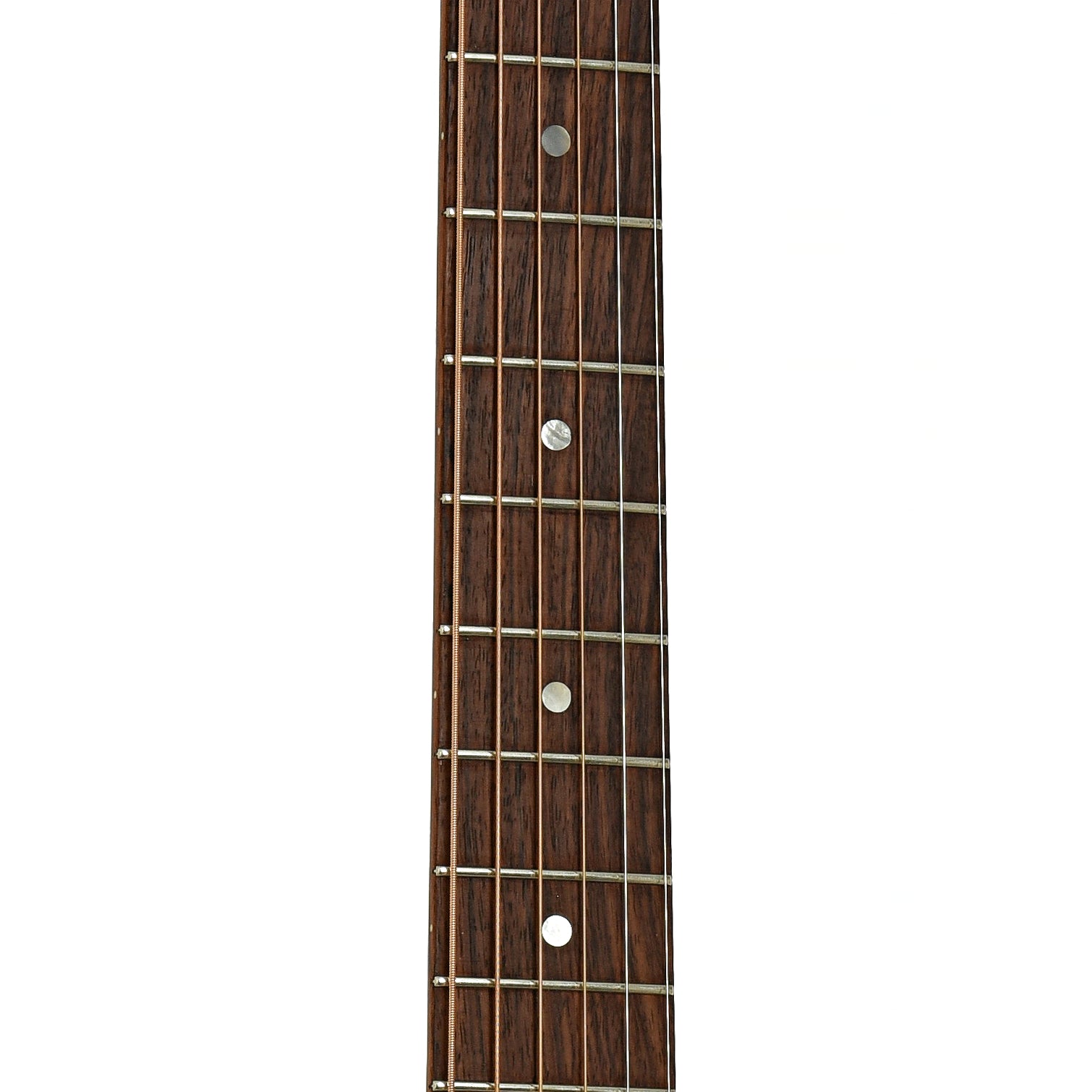 Fretboard of Gibson Buddy Holly J-45 Acoustic Guitar