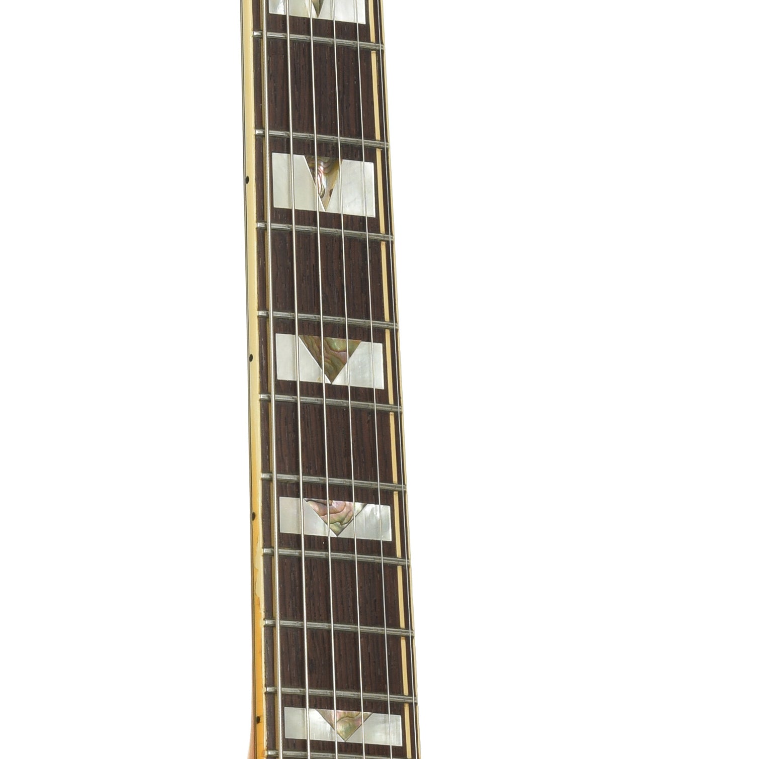 Fretboard of Epiphone Zephyr Deluxe Regent Hollowbody Electric Guitar