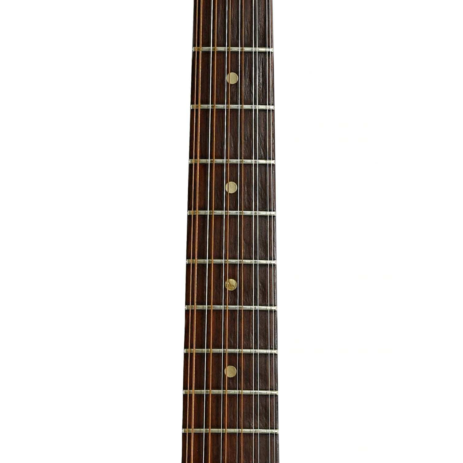 Fretboard of Fender Shenandoah V2 12-String Acoustic Guitar