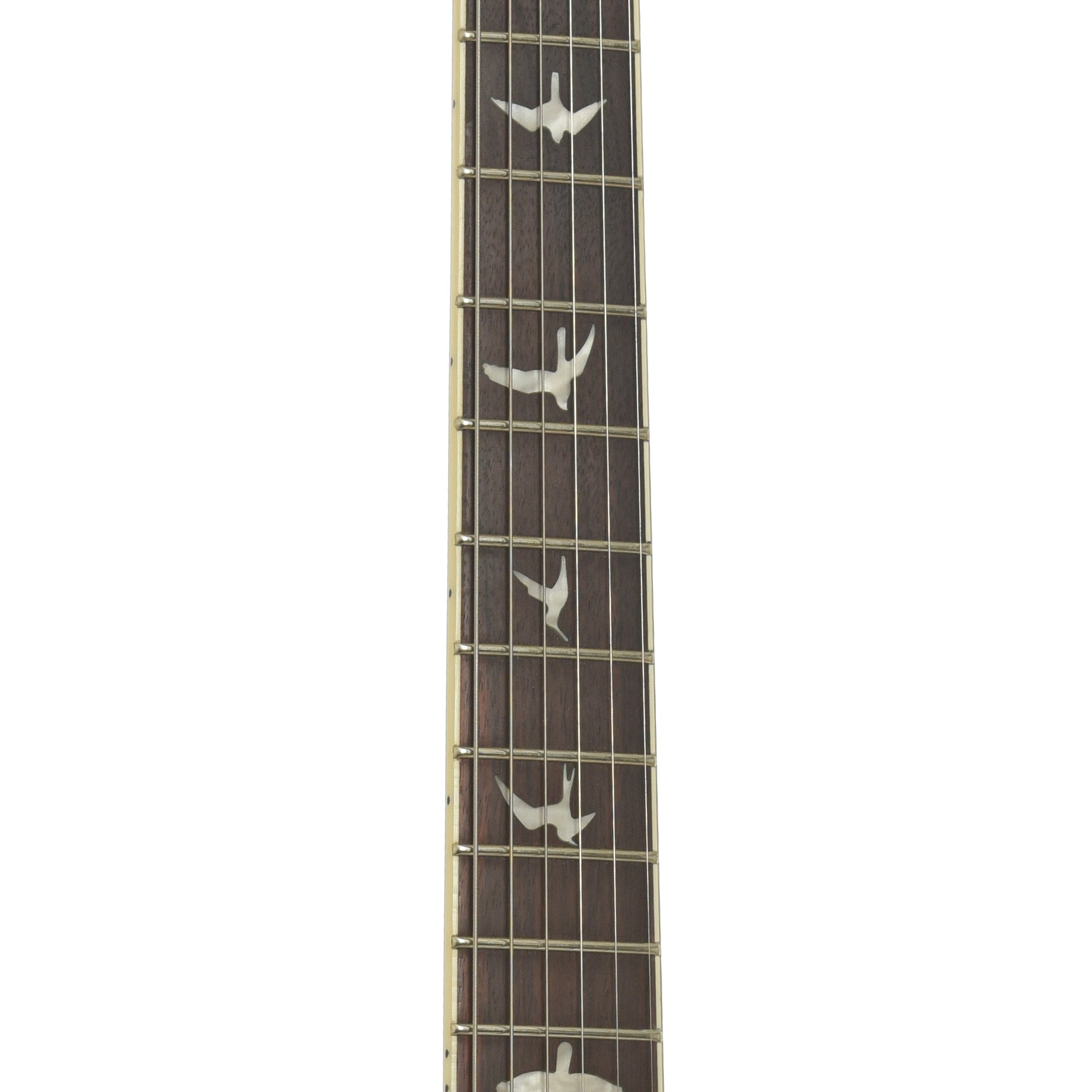 Fretboard of PRS SE Hollowbody I Piezo Electric Guitar, Orange Tiger Smokeburst