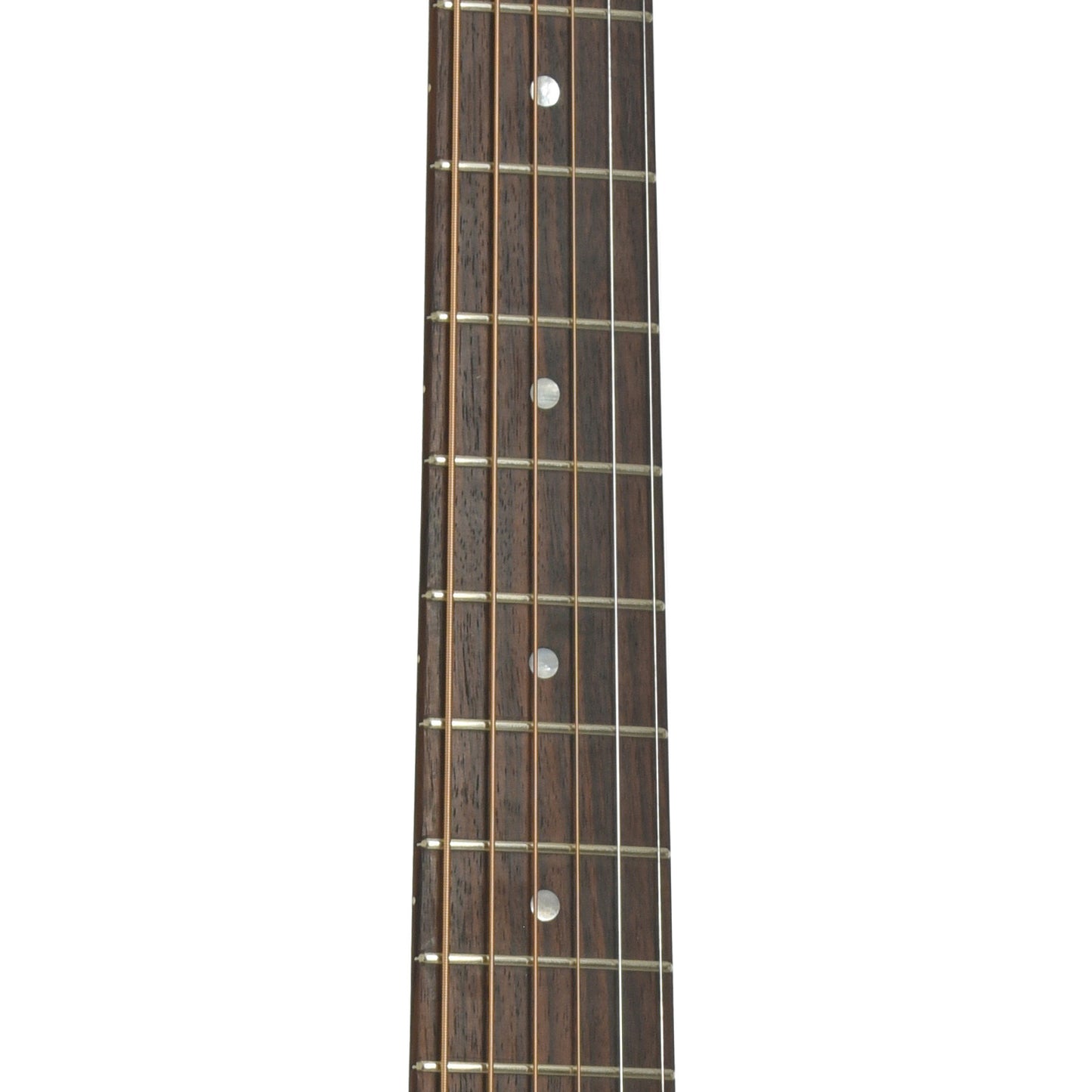 Fretboard of Pre-War Guitars Co. Slope Shoulder 45 Acoustic Guitar 