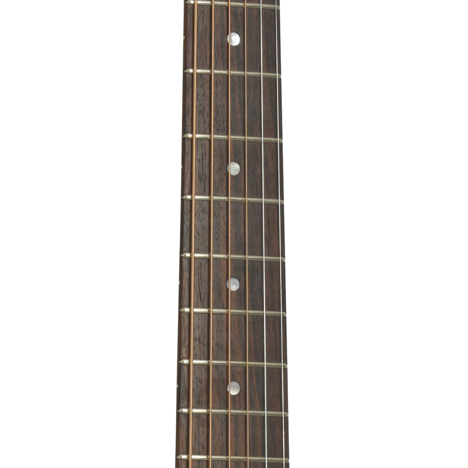 Fretboard of Pre-War Guitars Co. Slope Shoulder 45 Acoustic Guitar 