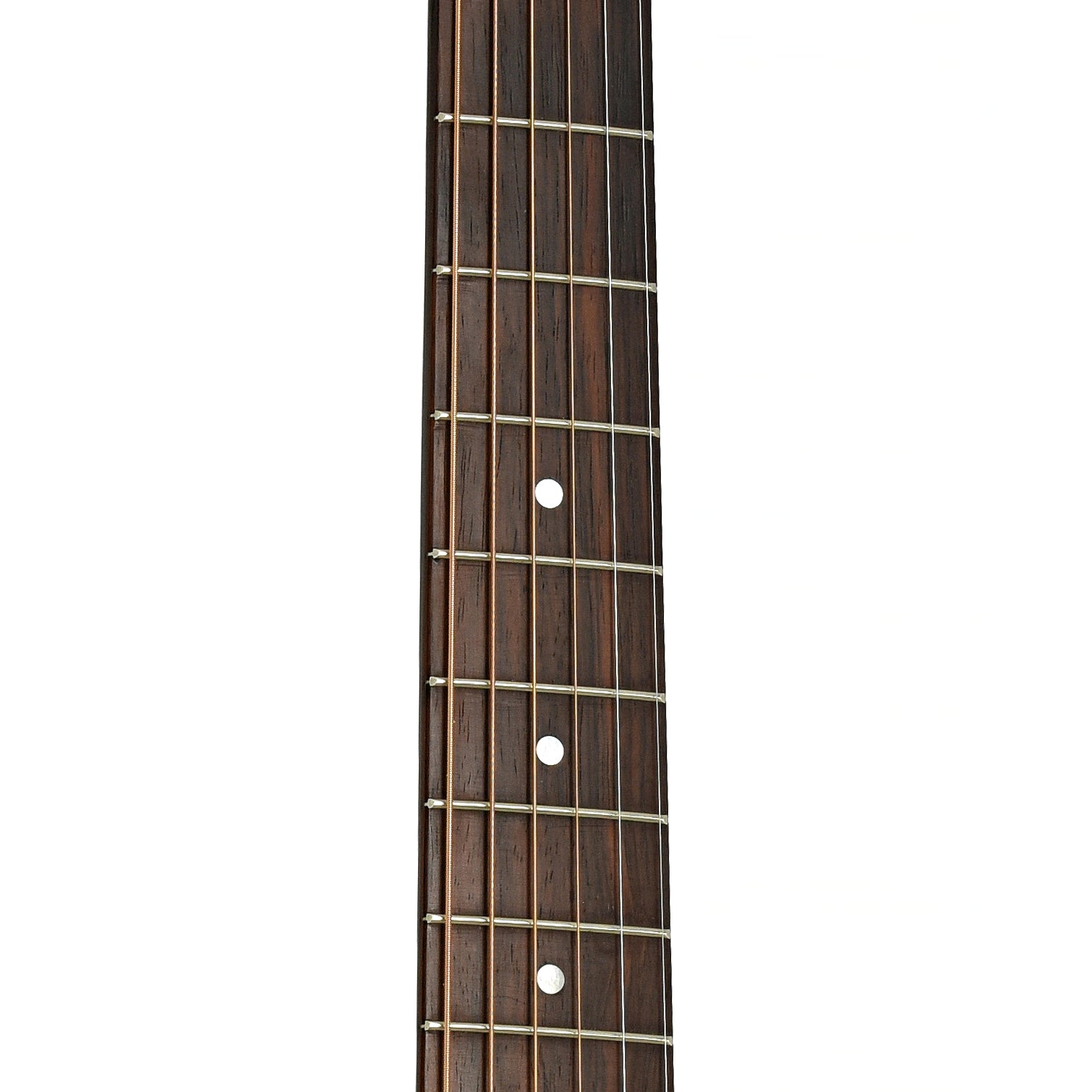 Fretboard of Carson J. Robinson Model 1281 Acoustic Guitar 