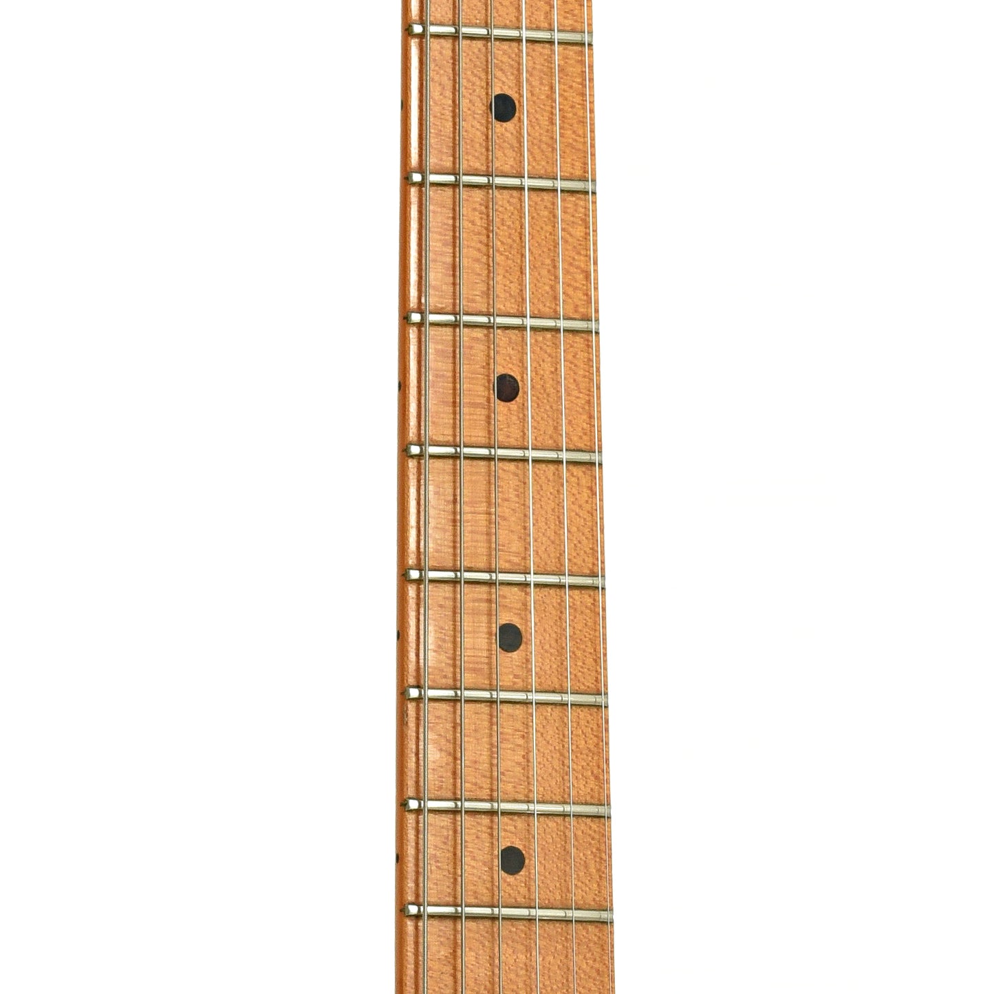 Fretboard of Fender Eric Johnson Stratocaster Electric Guitar