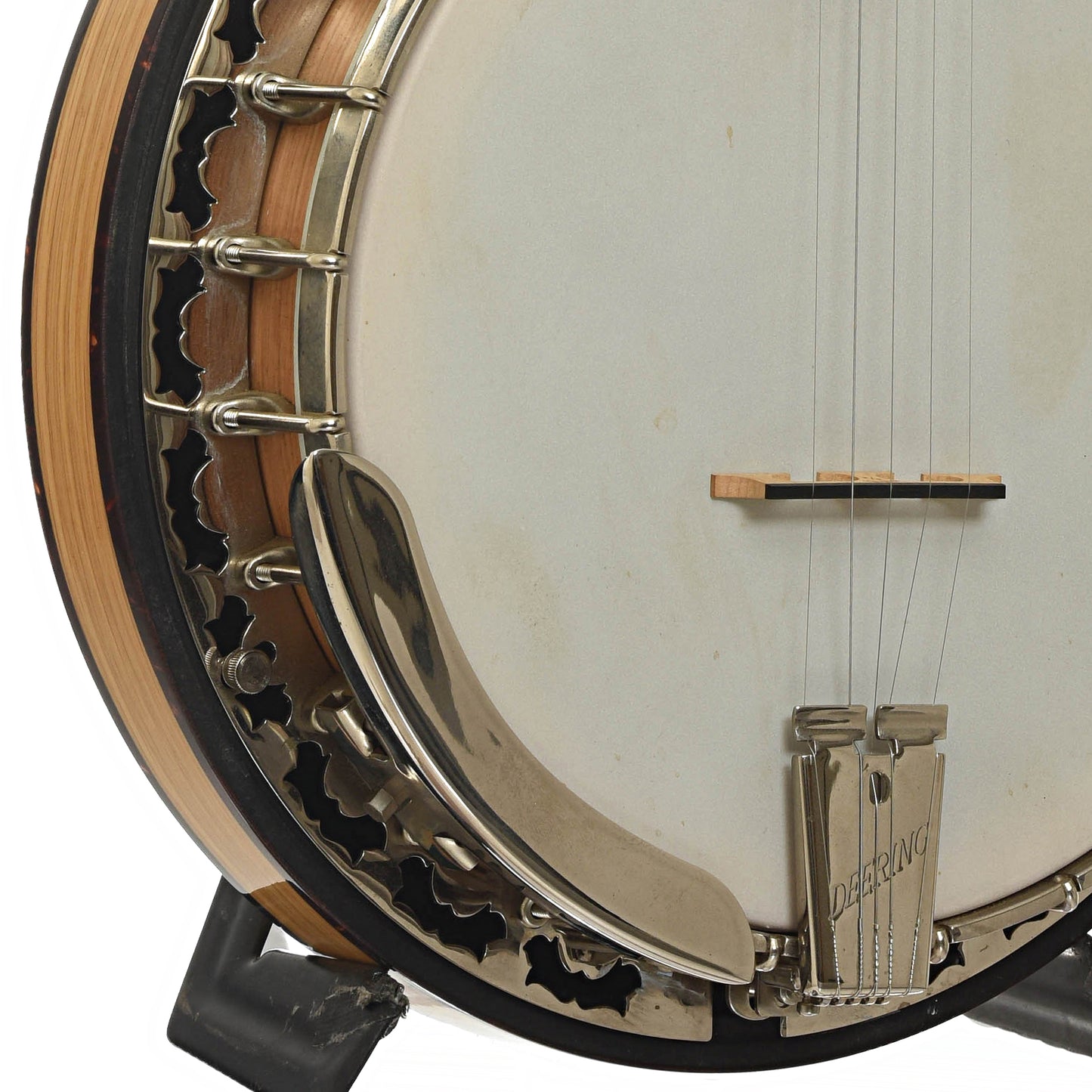 Armrest of Deering 40th Anniversary White Oak Resonator Banjo 