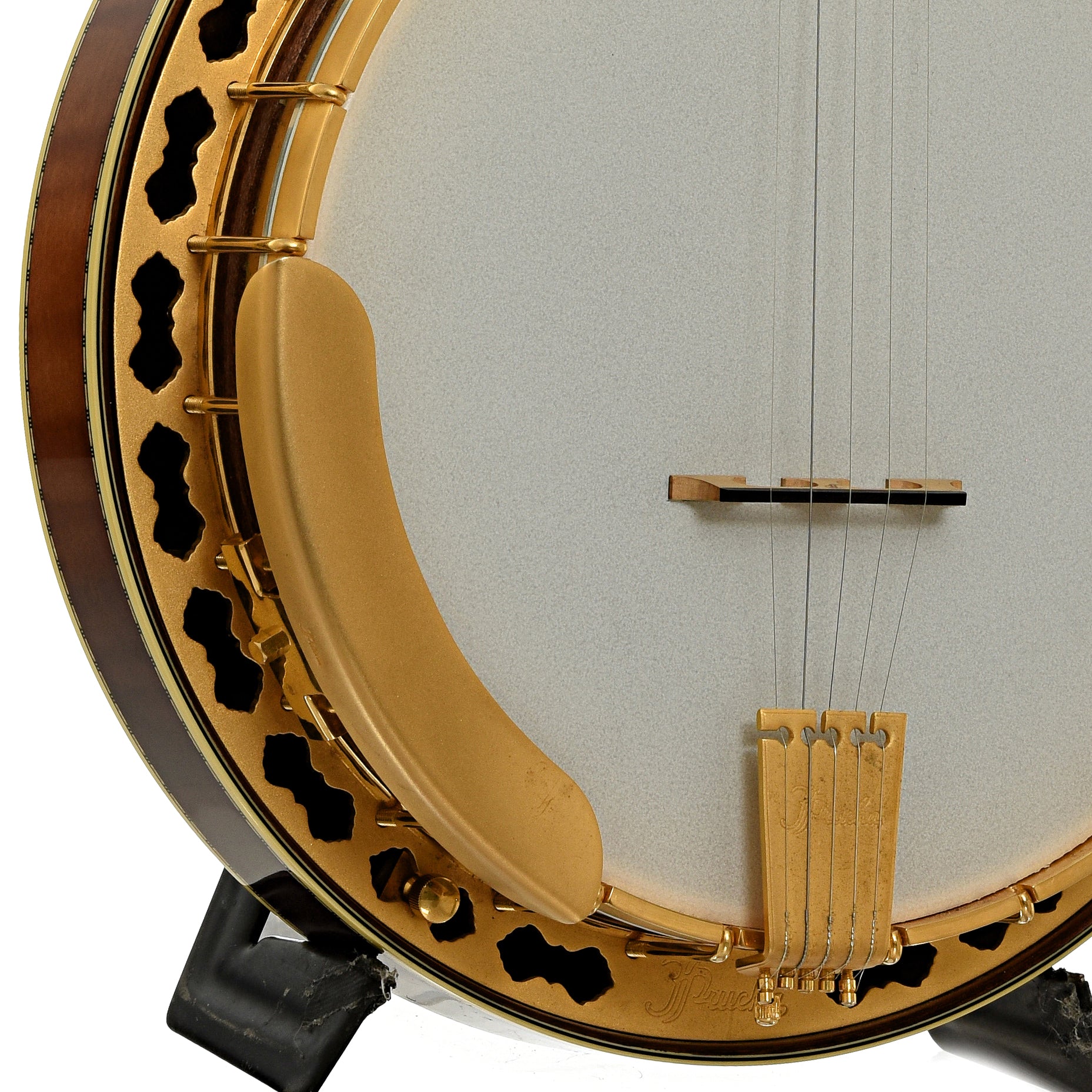 Armrest of Prucha Bat Custom Resonator Banjo