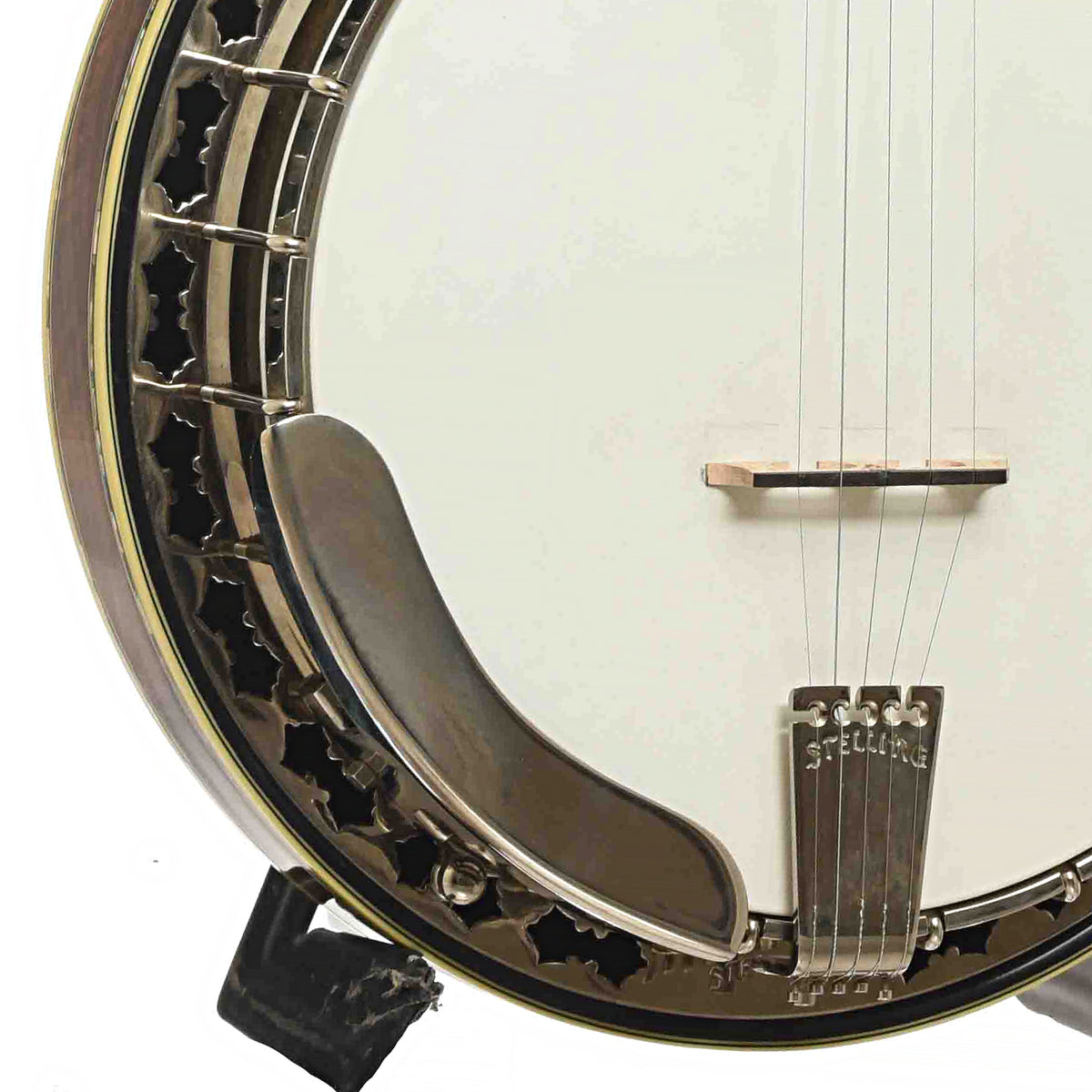 Armrest of Stelling Staghorn Resonator Banjo