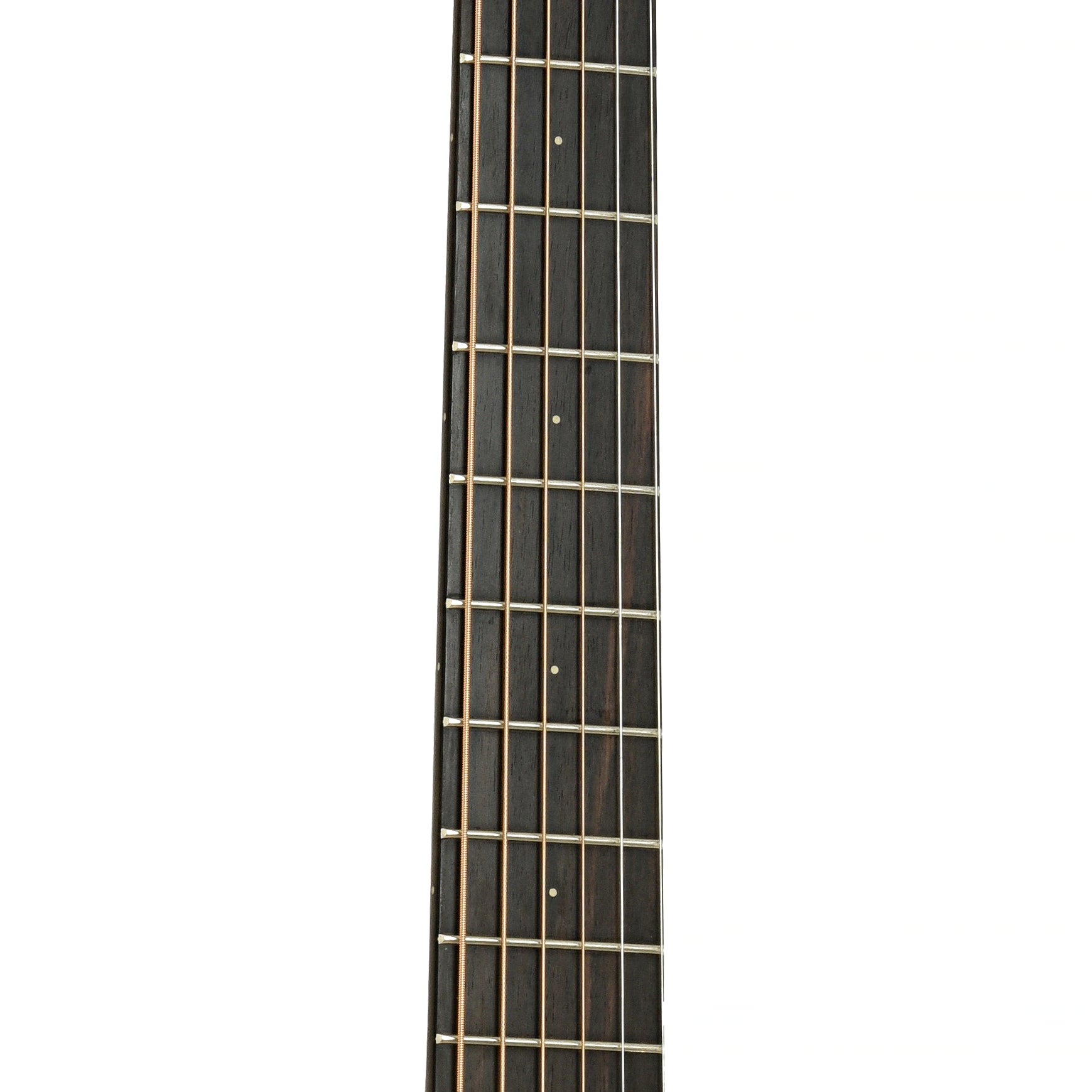 Fretboard of Furch MMa Travel Acoustic Guitar