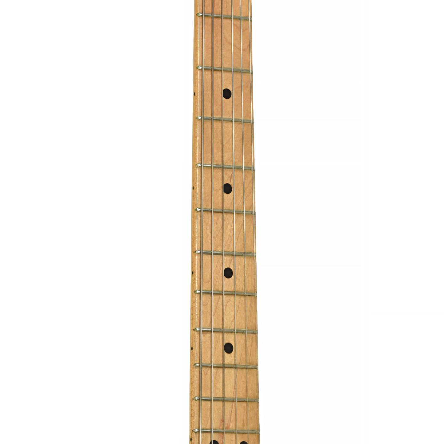 Fretboard of Fender Stratocaster Electric Guitar