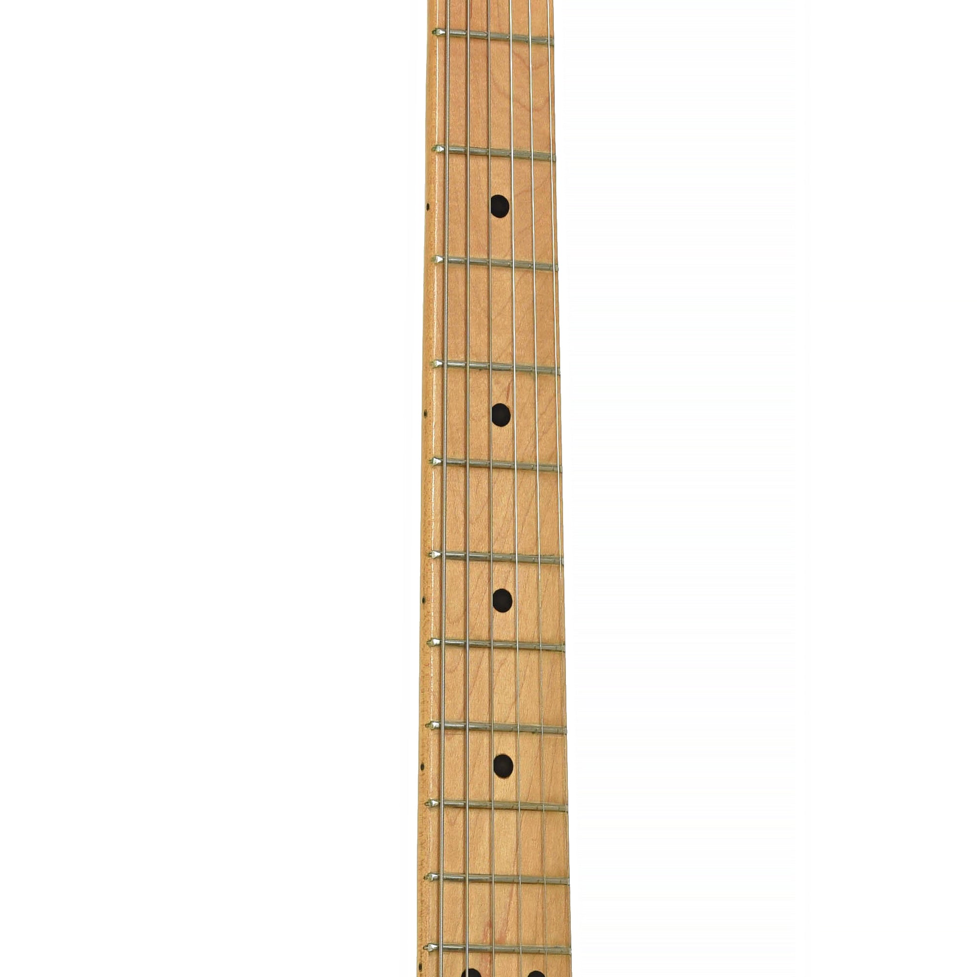 Fretboard of Fender Stratocaster Electric Guitar