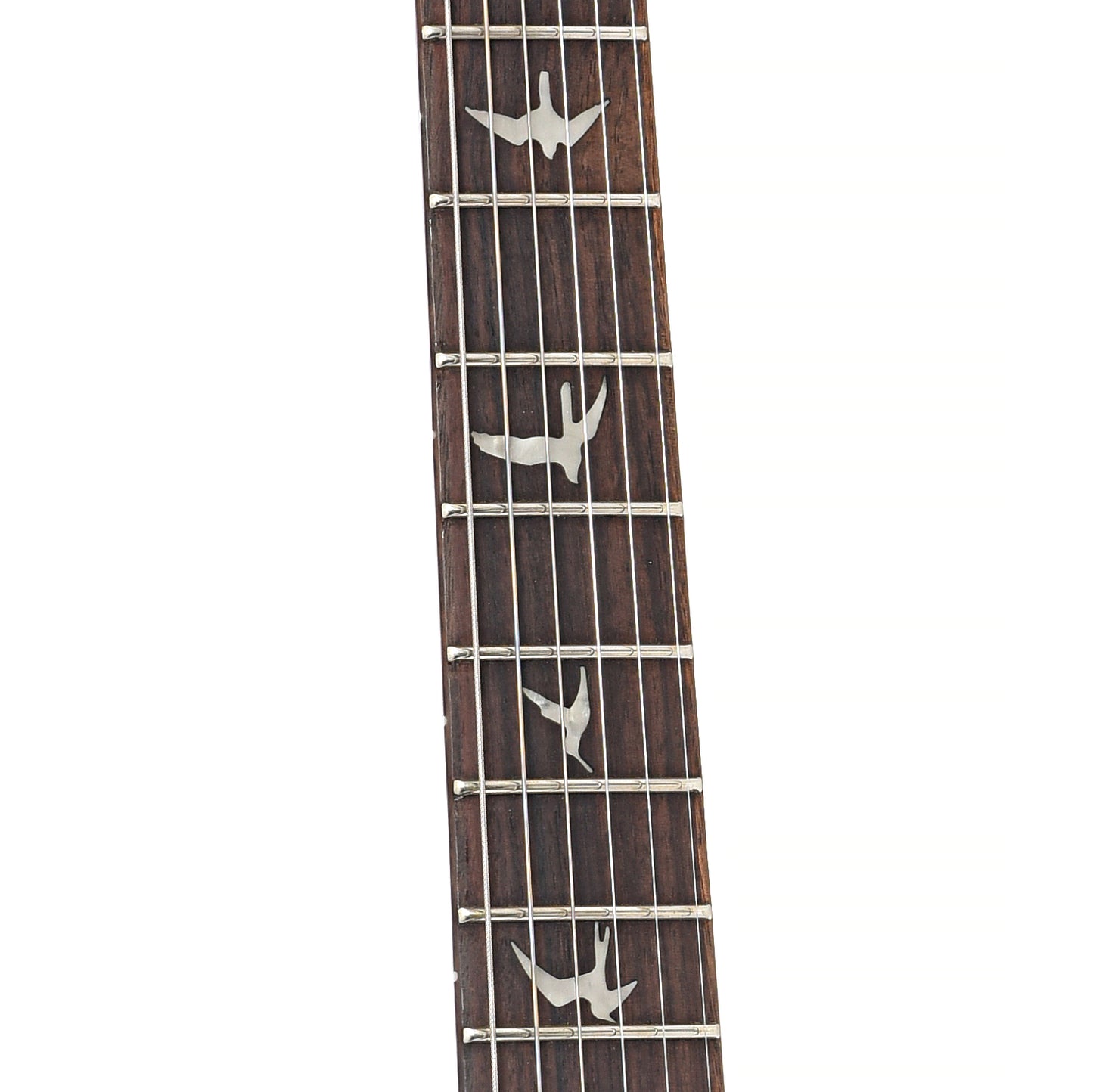 Fretboard of PRS SE DGT, McCarty Tobacco Sunburst