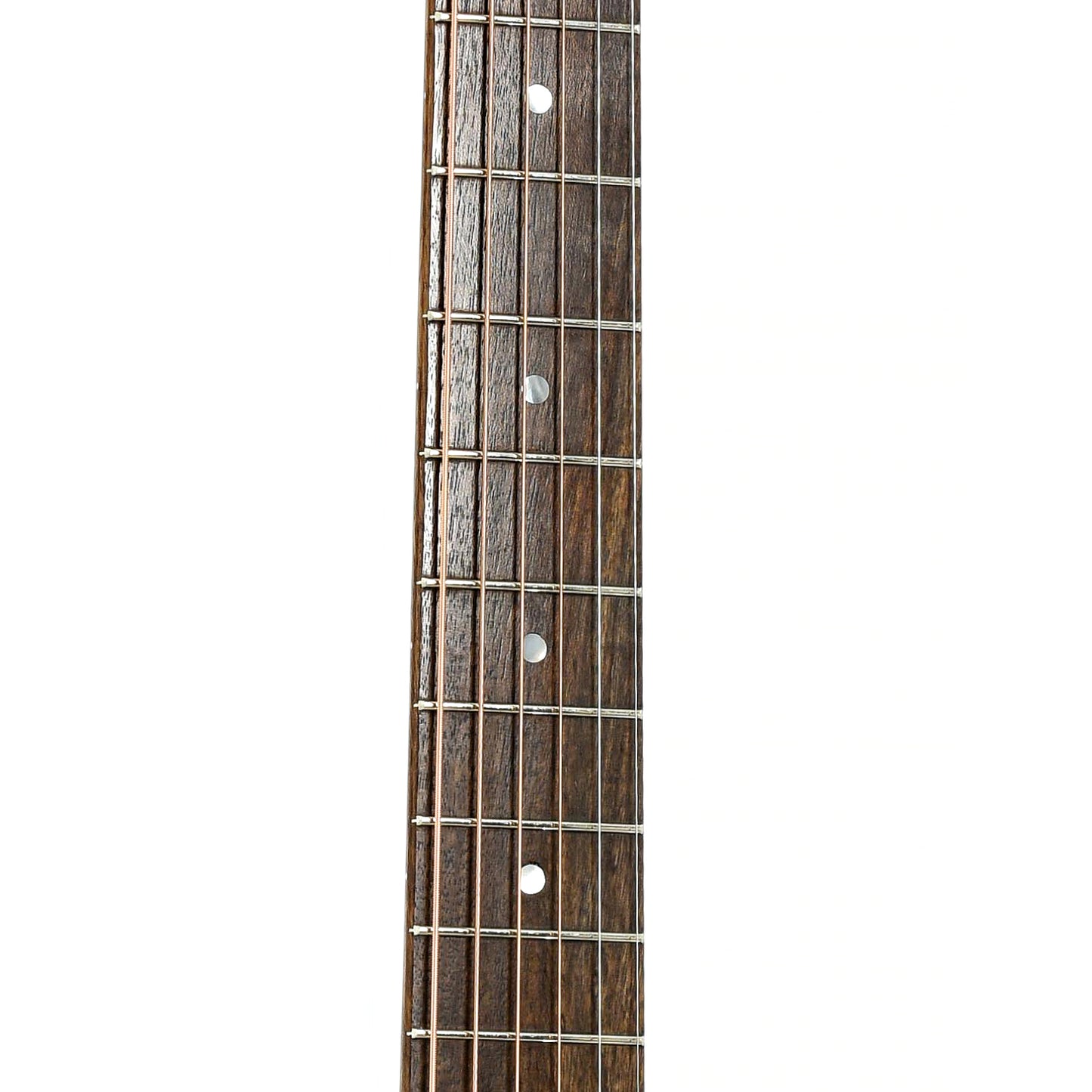 Fretboard of Eastman PCH1-OM "Pacifc Coast Highway" Acoustic Guitar & Gigbag, Natural Finish