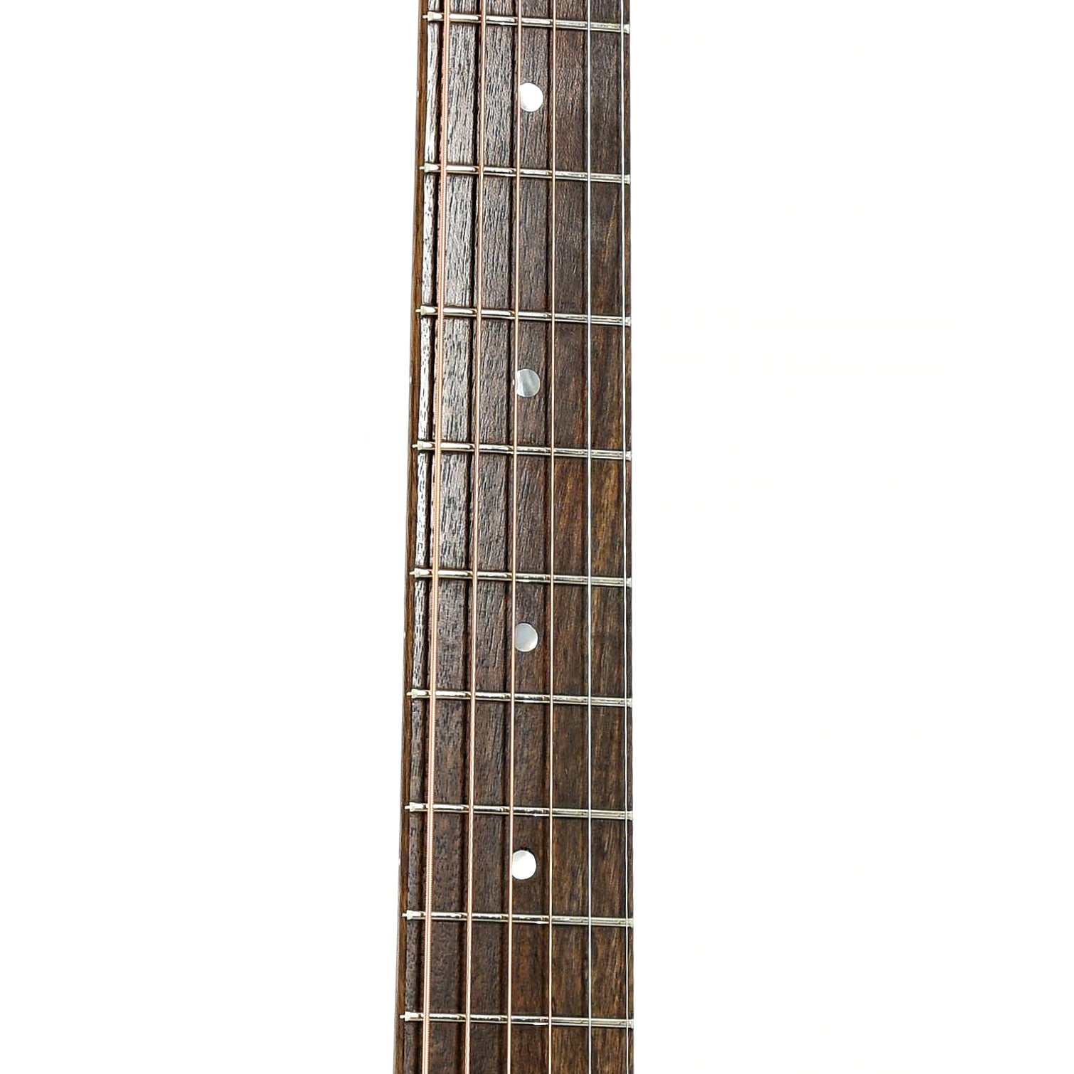 Fretboard of Eastman PCH1-OM "Pacifc Coast Highway" Acoustic Guitar & Gigbag, Natural Finish